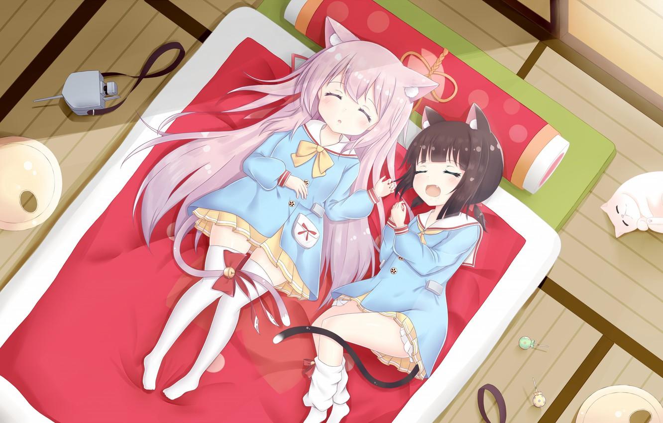 1332x850 Wallpaper Anime, Girls, Sleep, Azur Lane image for desktop, section сёнэн
