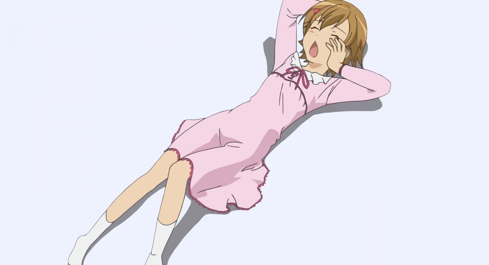 1920x1040 Anime Sleeping Girl Wallpaper HD Download