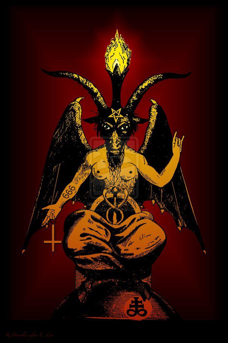 730x1095 satanic art. Satanic Goat Baphomet the Horned God Satan by RabidCrow. Baphomet, Satanic art, Satan