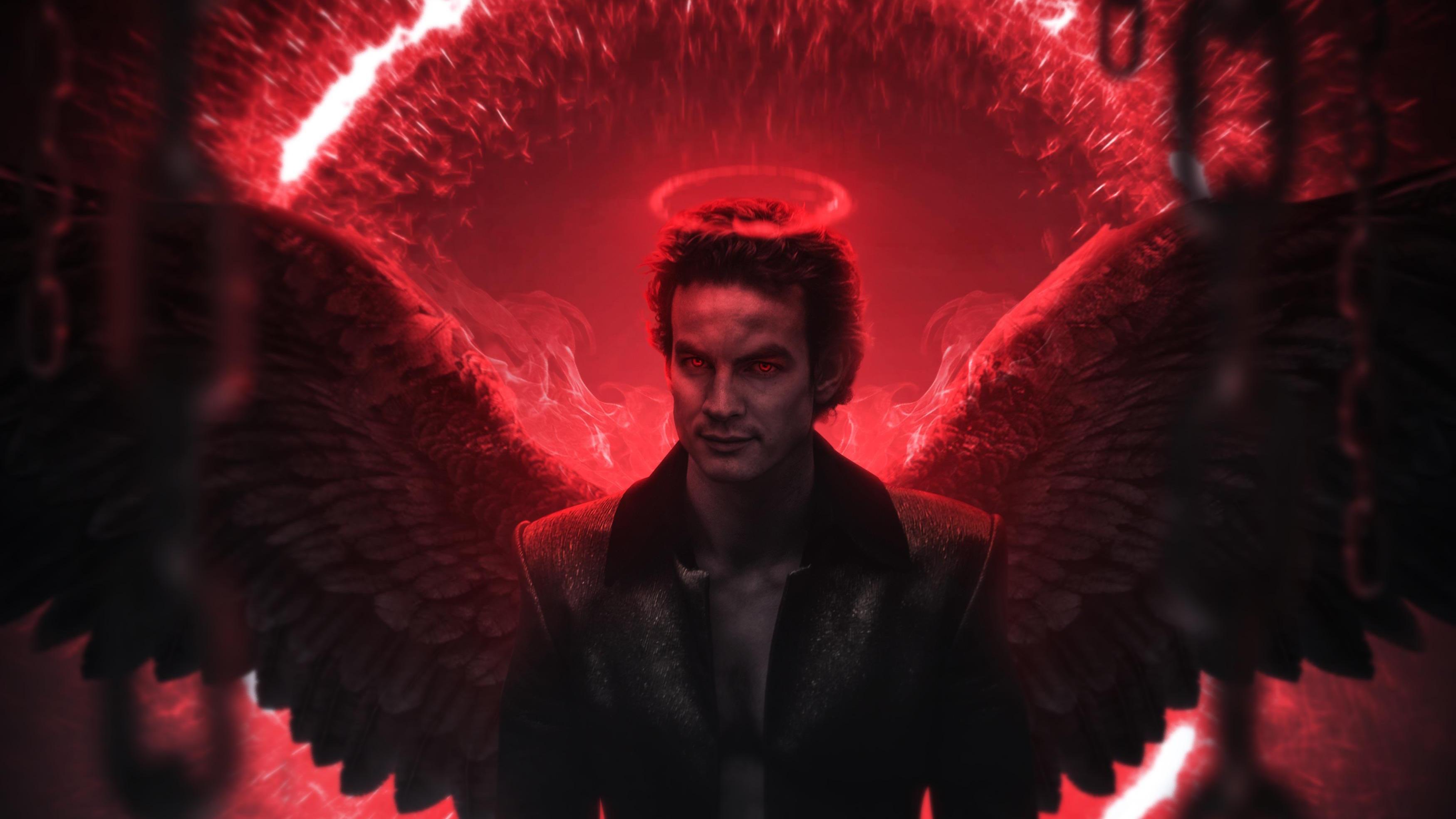 3500x1969 Lucifer Digital Art 4k Nokia Nokia Samsung Xcover LG G350 Android HD 4k Wallpaper, Image, Background, Photo and Picture