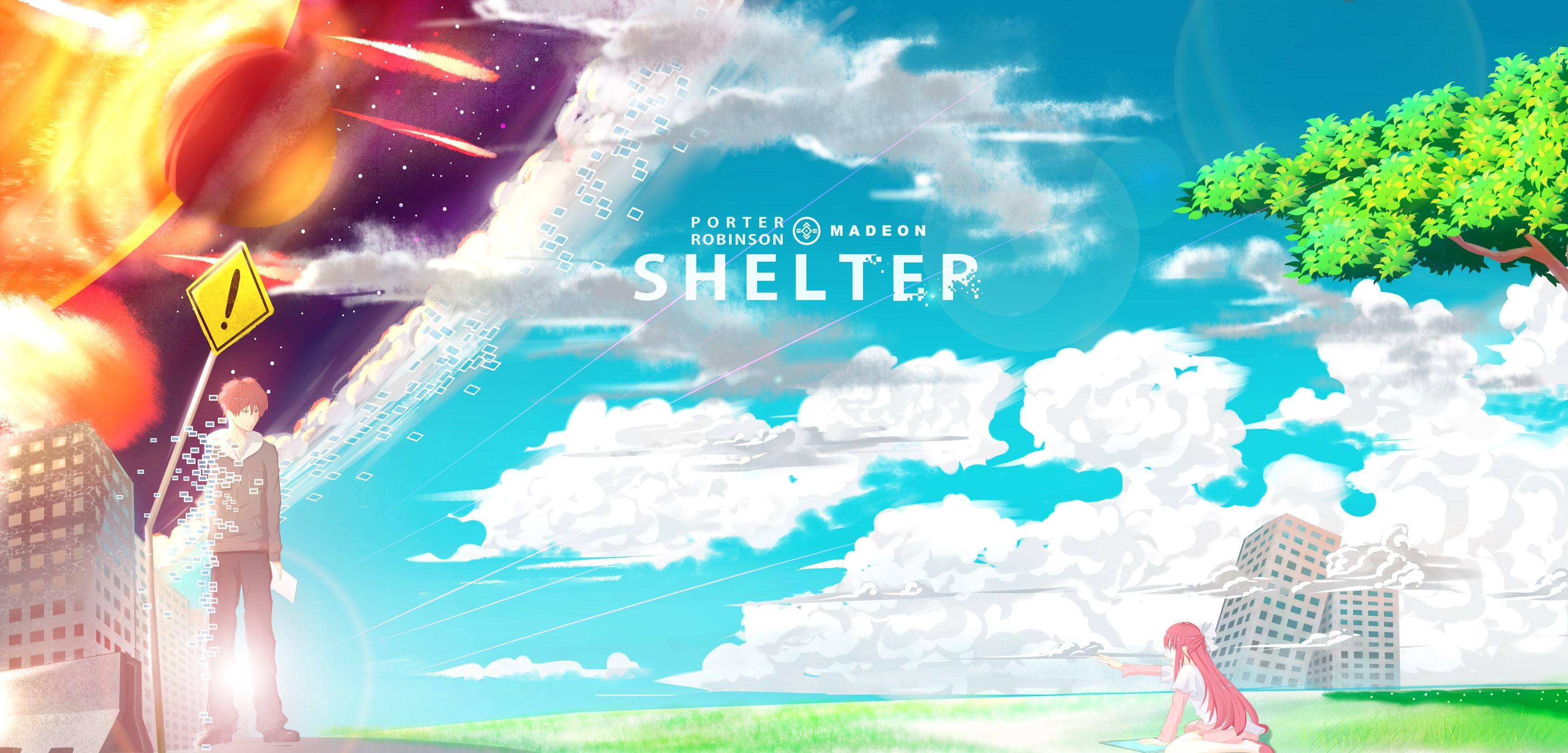 3445x1654 Shelter Anime Wallpaper HD