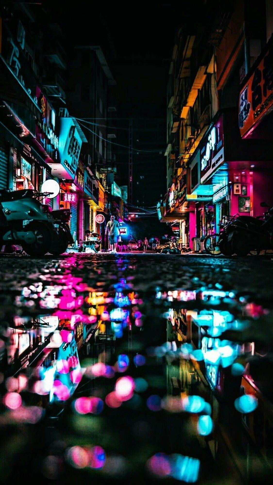 1125x2000 city light. City wallpaper, Art wallpaper, Street photography