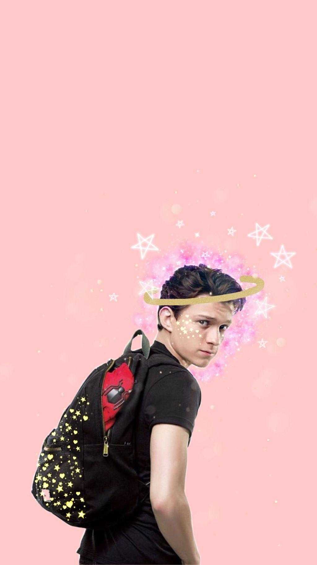 1024x1821 Cute Tom Holland Wallpaper Free HD Wallpaper