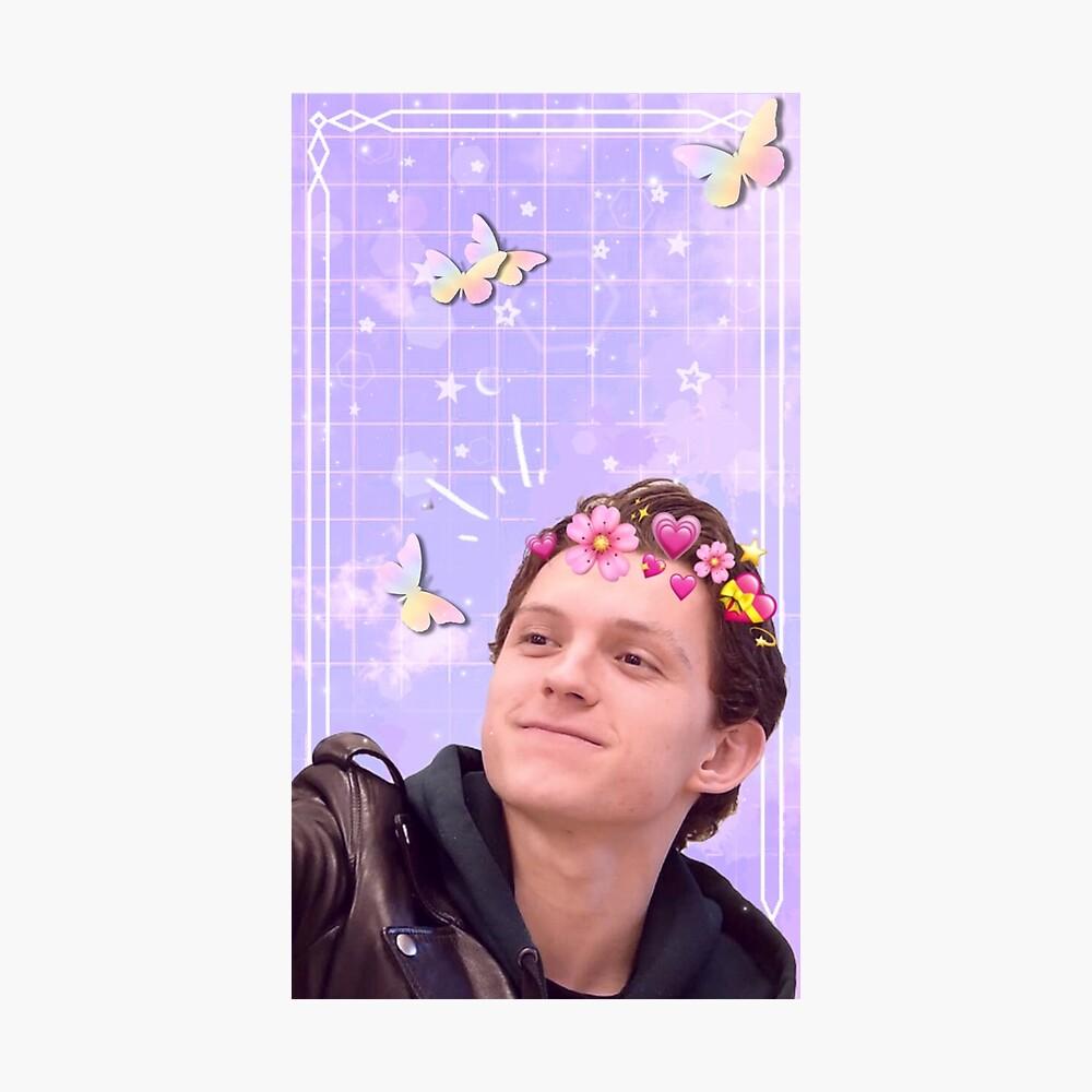 1000x1000 Tom Holland Cute Wallpaper Poster