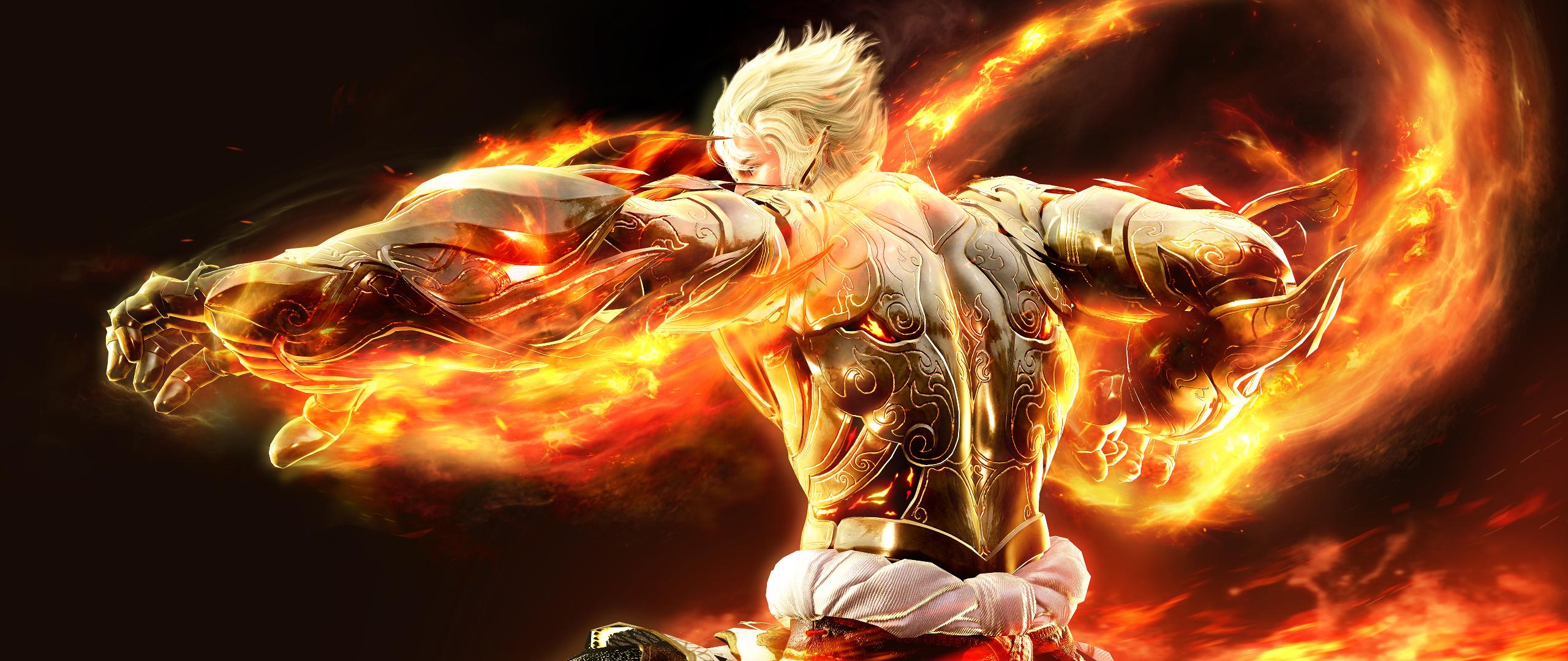 2560x1080 Black Desert Online Striker HD Wallpaper