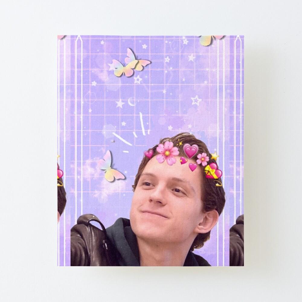 1000x1000 Tom Holland Cute Wallpaper Art Board Print