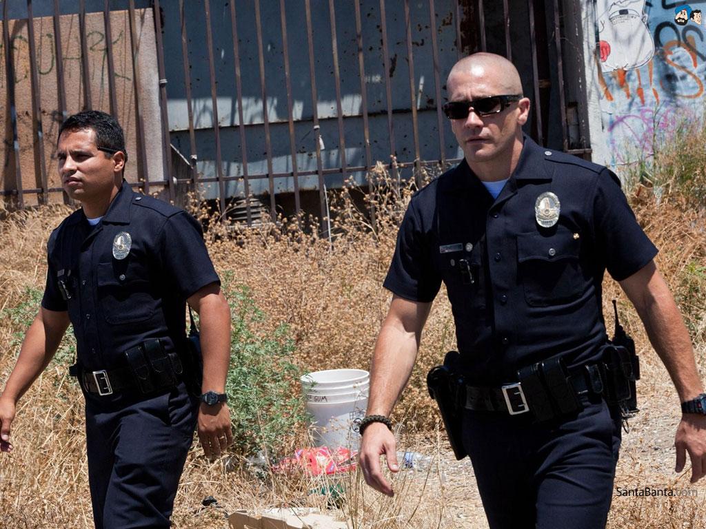 1024x768 Free Download End of Watch HD Movie Wallpaper