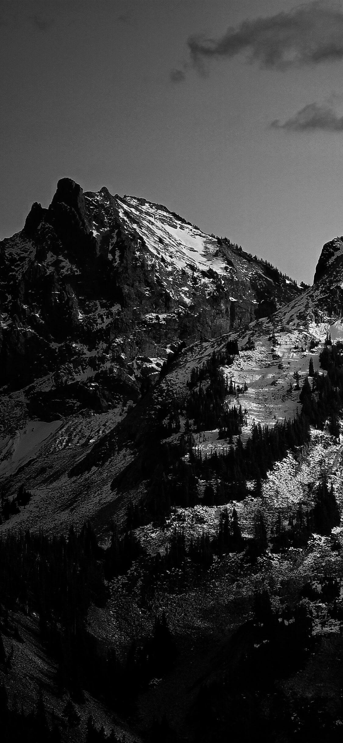 1125x2436 Black And White HD Wallpaper For iPhone X HD Wallpaper