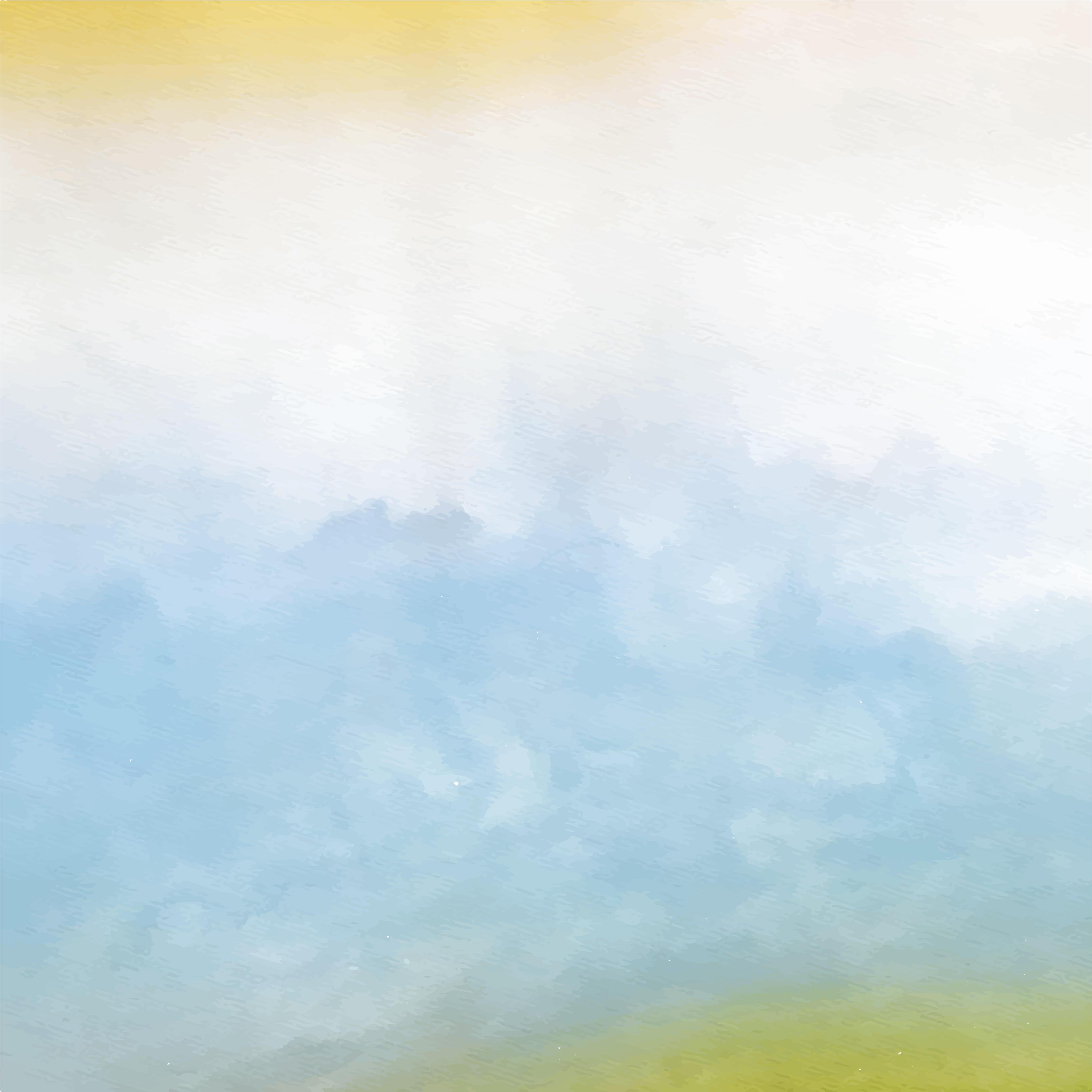 3333x3333 Light Blue and Yellow Watercolor Background