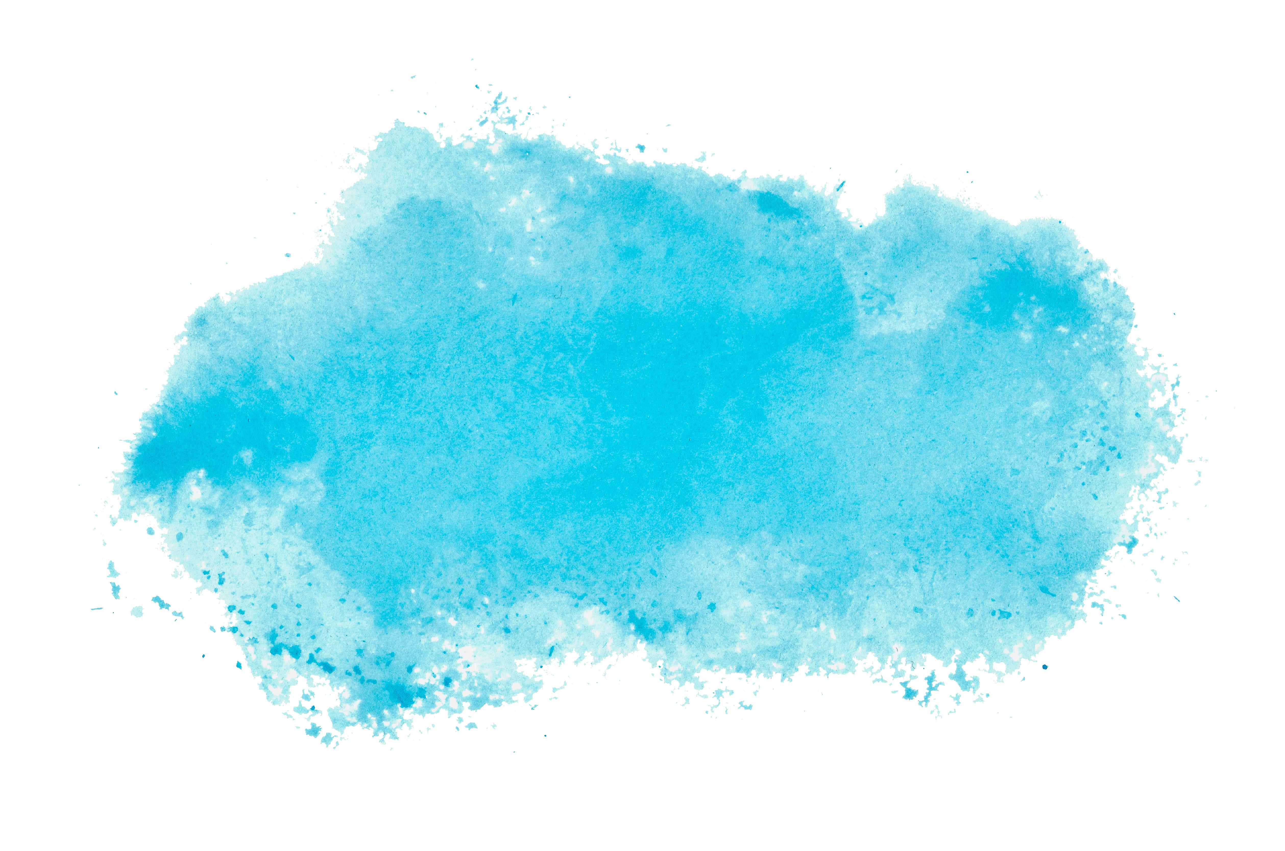 5034x3336 Light Blue Watercolor Splash Background (JPG)