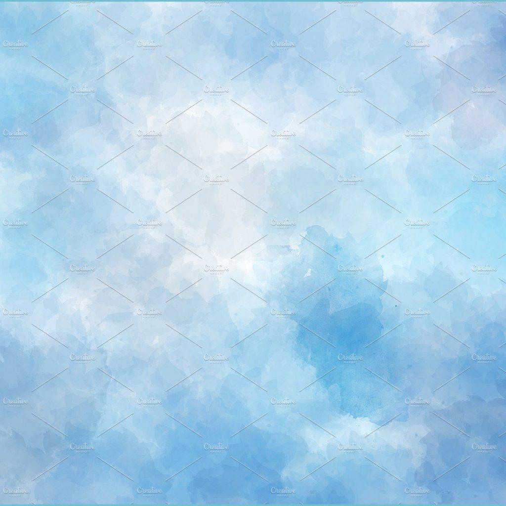 1024x1024 Blue Watercolor Background #cards#posters#display#design Blue Background
