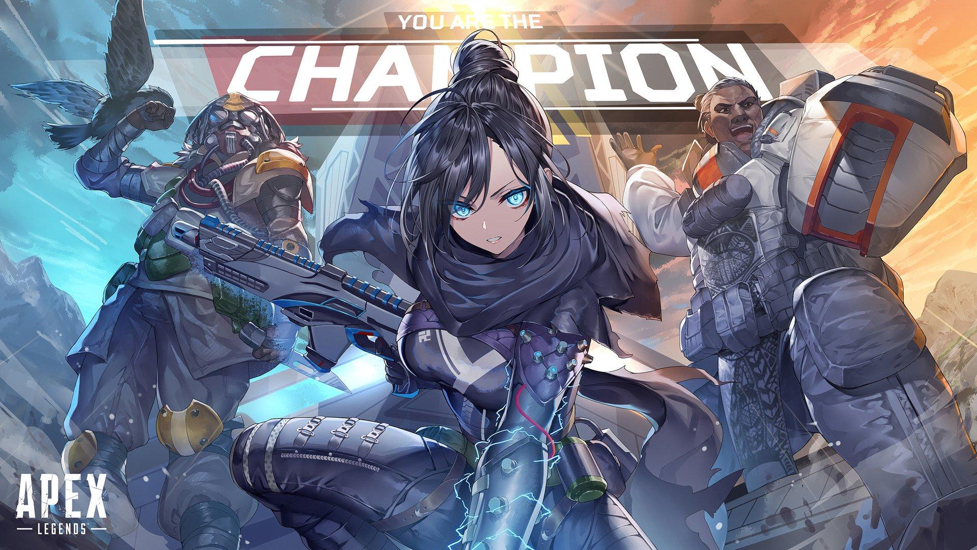 1920x1080 Apex Legends HD Wallpaper: Wraith, Gibraltar & Bloodhound Unite in Victory