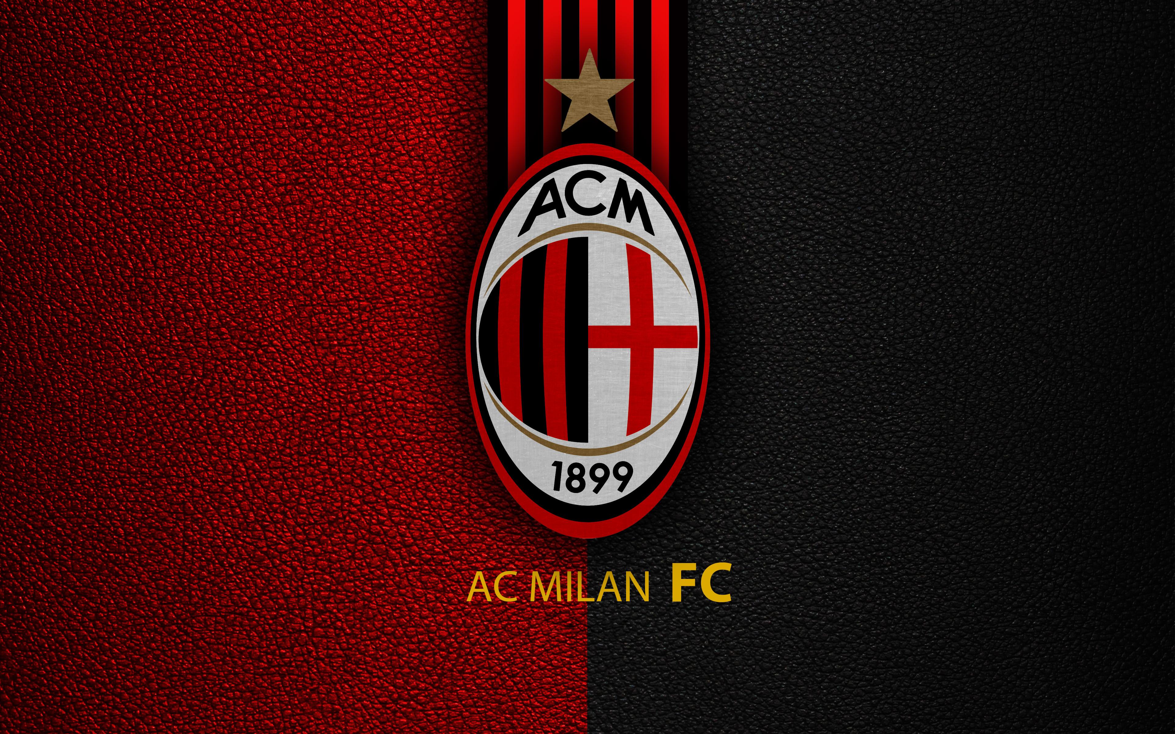 3840x2400 Logo, Emblem, A.C. Milan, Soccer wallpaper HD Wallpaper