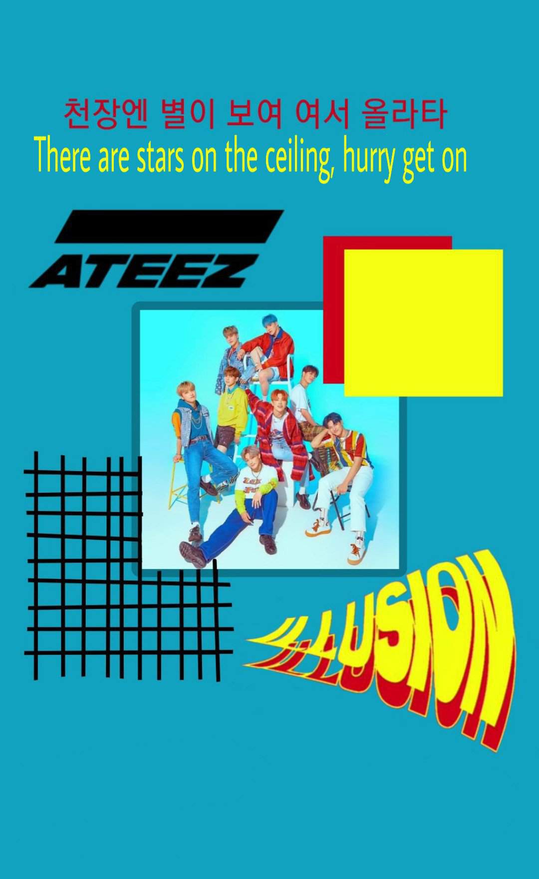 1080x1761 Ateez illusion wallpaper. ATEEZ 에이티즈 AMINO Amino