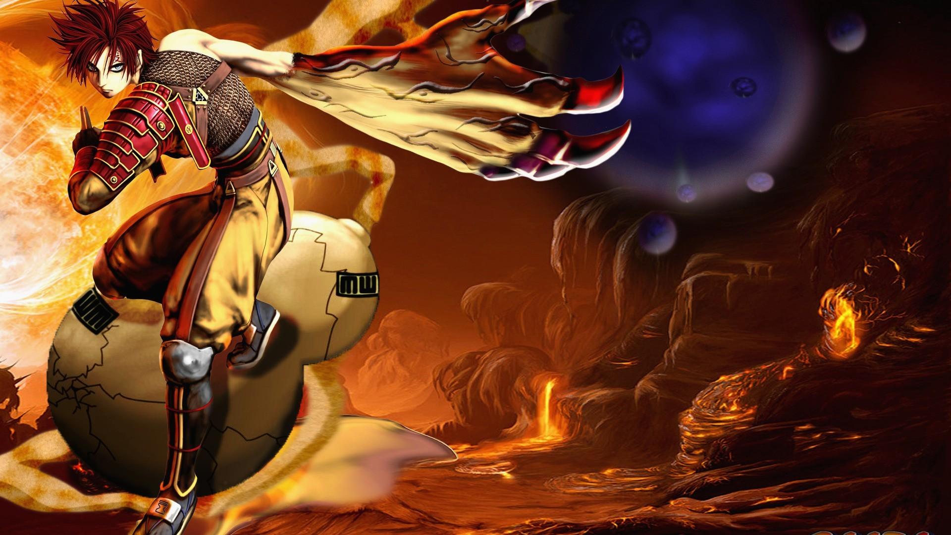 1920x1080 Gaara and Naruto Wallpaper background picture