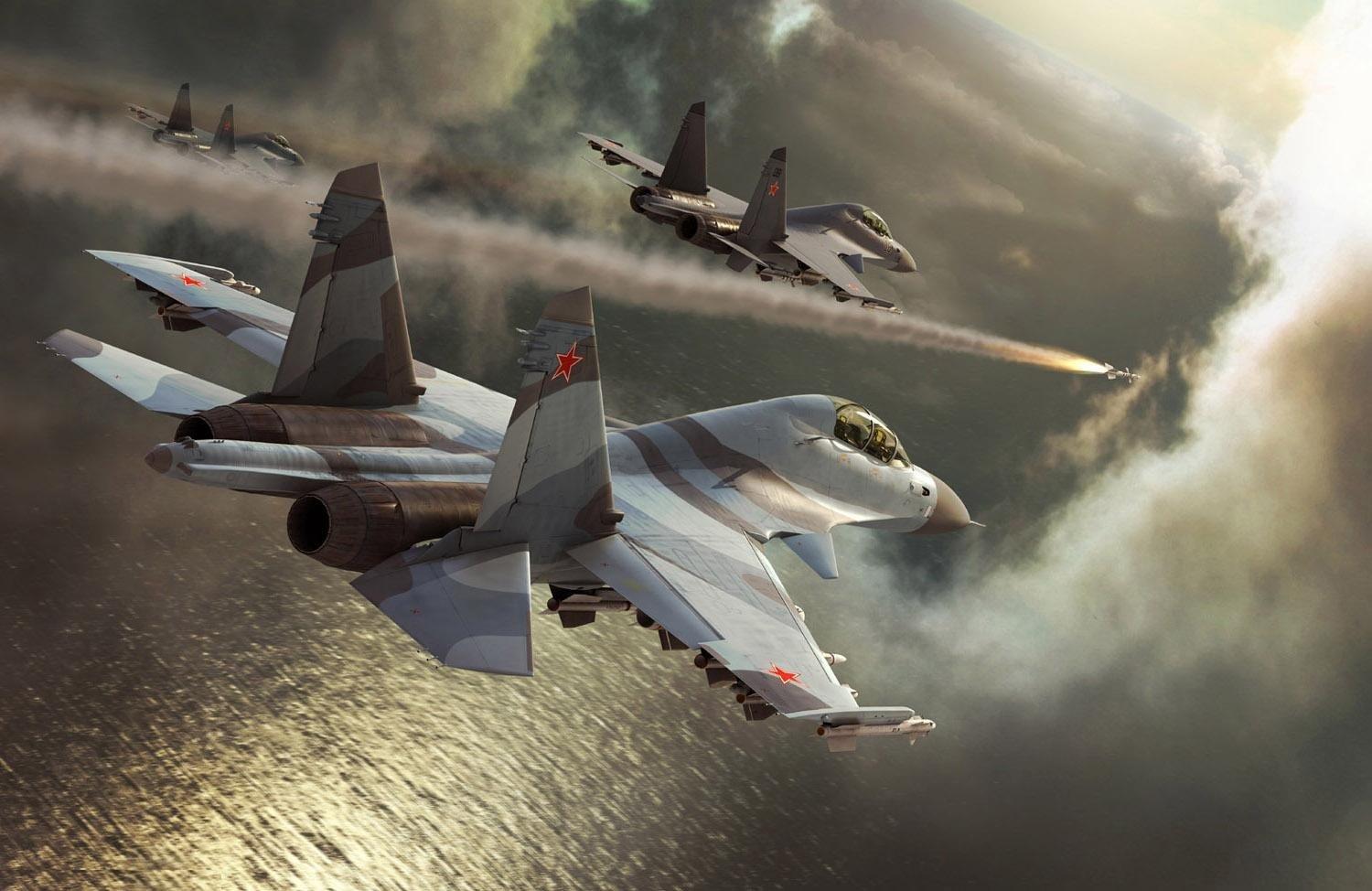 1500x974 sukhoi Su Russian Air Force HD Wallpaper / Desktop and Mobile Image & Photo