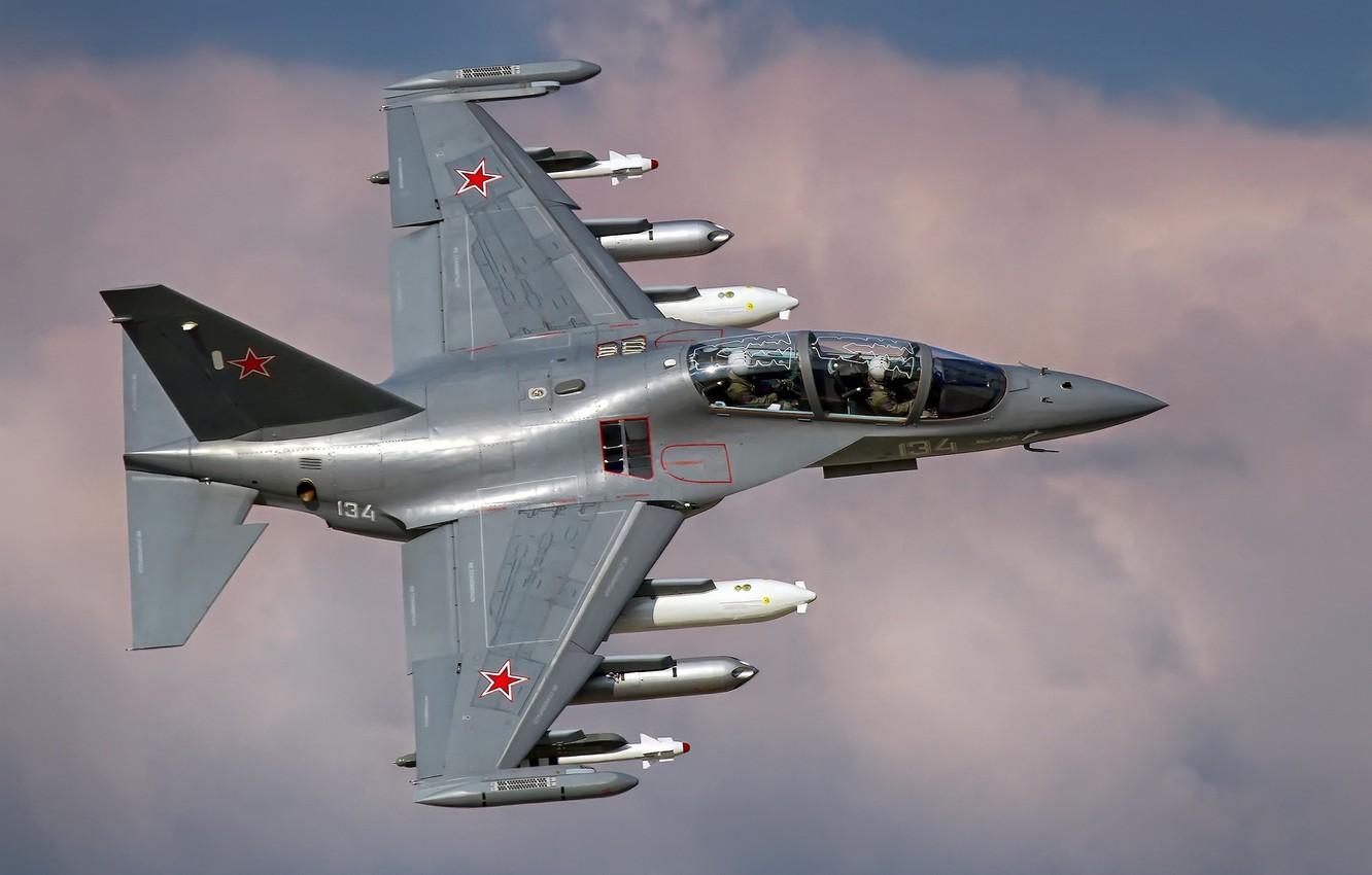 1332x850 Wallpaper The Russian air force, In the middle, The Yak- combat training image for desktop, section авиация