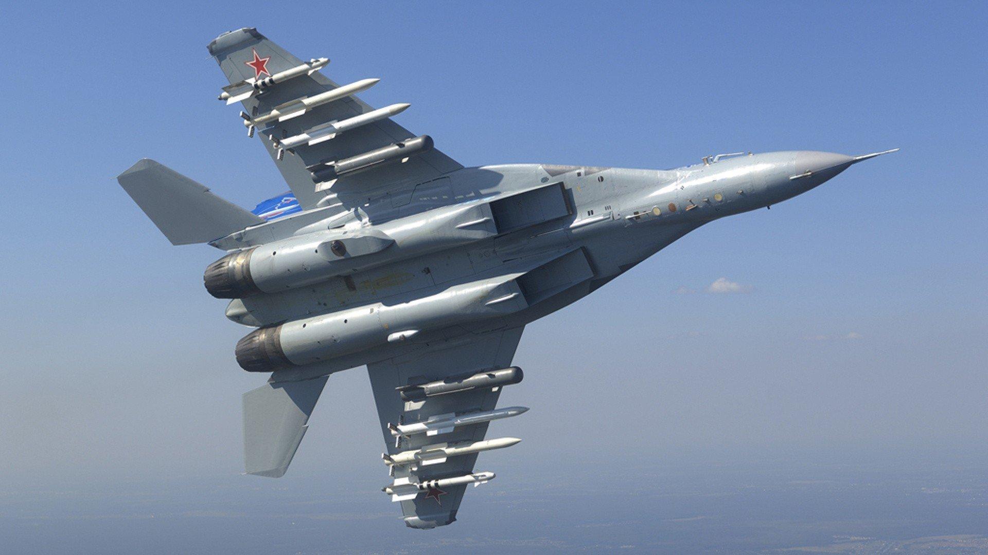 1920x1080 Aircraft MIG 35 Fulcrum F Mikoyan Gurevich Russian Air Force Wallpaperx1080
