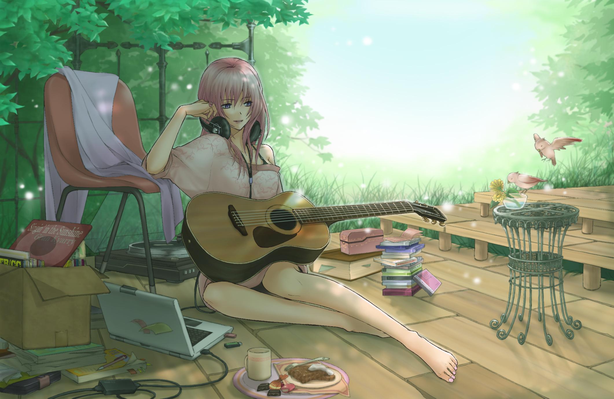 Cute Anime Girl Guitar Wallpapers - Top Free Cute Anime Girl Guitar  Backgrounds - WallpaperAccess