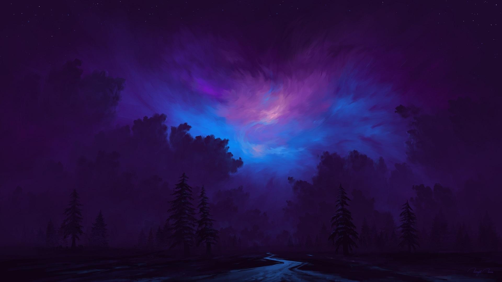 1920x1080 Dreamy Night Wallpaper, HD Artist 4K Wallpaper, Image and Background