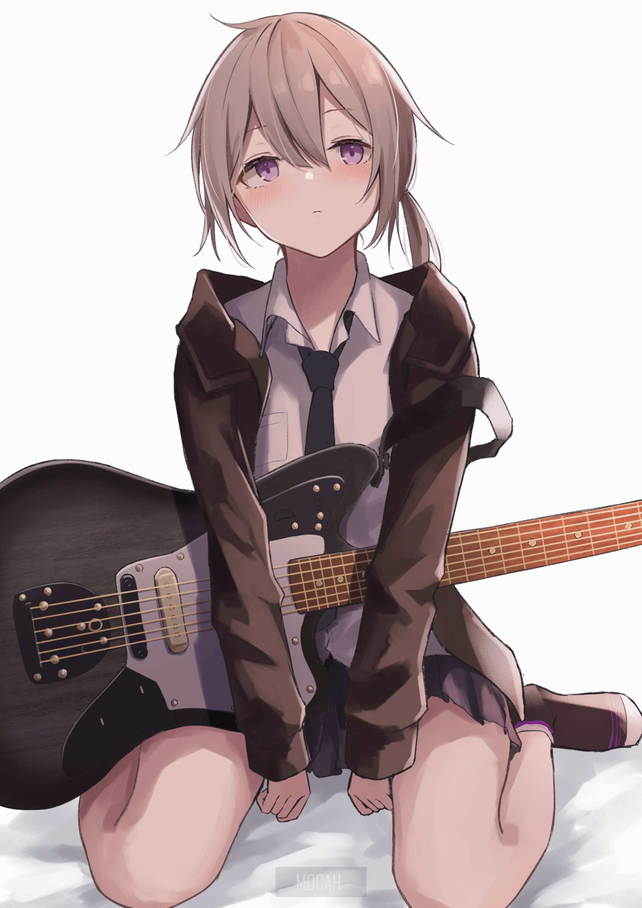 2120x3000 anime, anime girl, portrait, electric guitar wallpaper 1080p, 2120x3000. Mocah HD Wallpaper