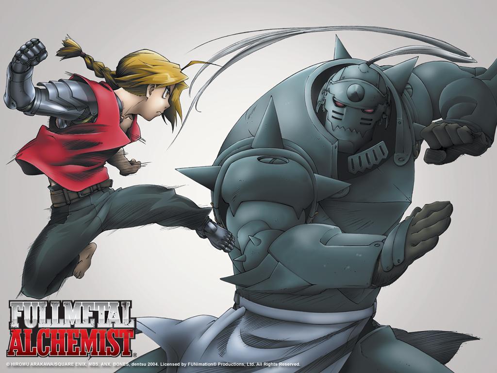 prompthunt: anime wallpaper, Artwork by Hiromu Arakawa, in style of Fullmetal  Alchemist anime , background of fullmetal alchemist, [Edward Elric] and  [Alphonse Elric] posing for a photo, hyper detailed, cinematic