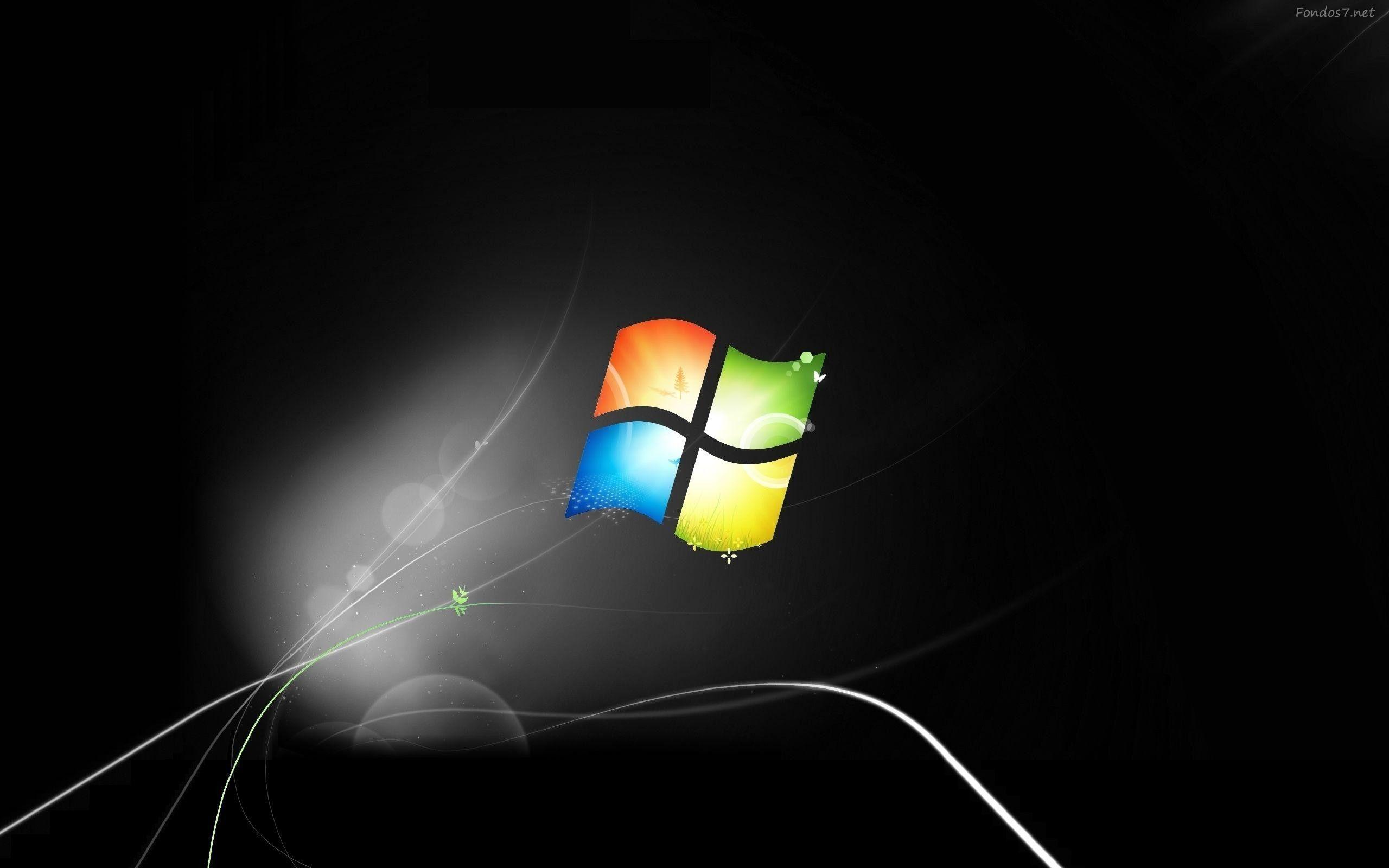 Siêu đẹp black background windows 7 cho máy tính của bạn