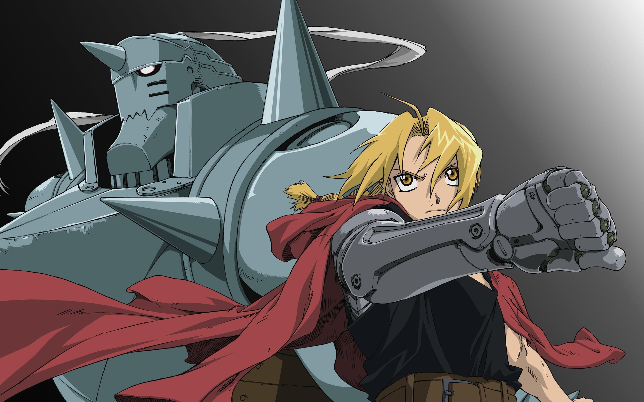 2560x1600 fullmetal, Alchemist, Blondes, Elric, Alphonse, Elric, Edward Wallpaper HD / Desktop and Mobile Background