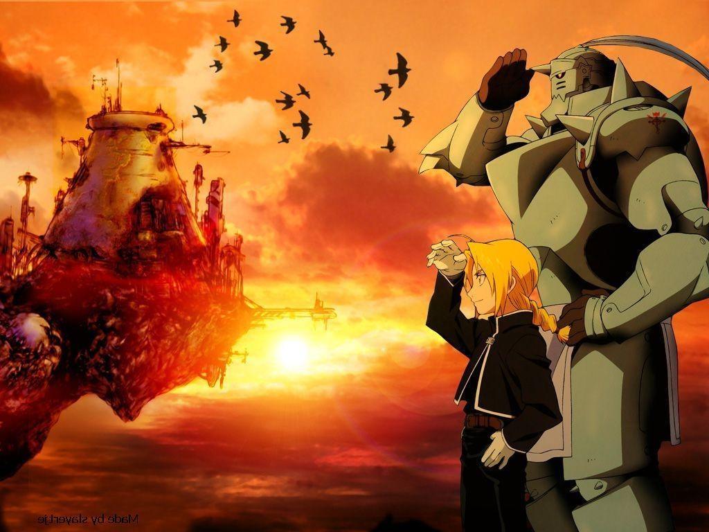 1024x768 Elric Edward, Elric Alphonse, Fullmetal Alchemist: Brotherhood Wallpaper HD / Desktop and Mobile Background