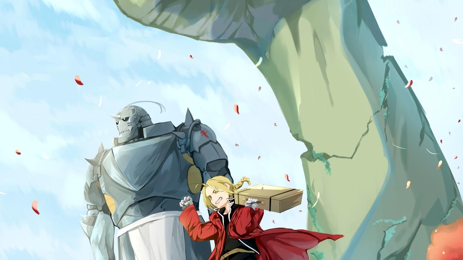 1600x900 Edward Elric, Alphonse Elric, Fullmetal Alchemist Brotherhood, Alchemist Brotherhood Art
