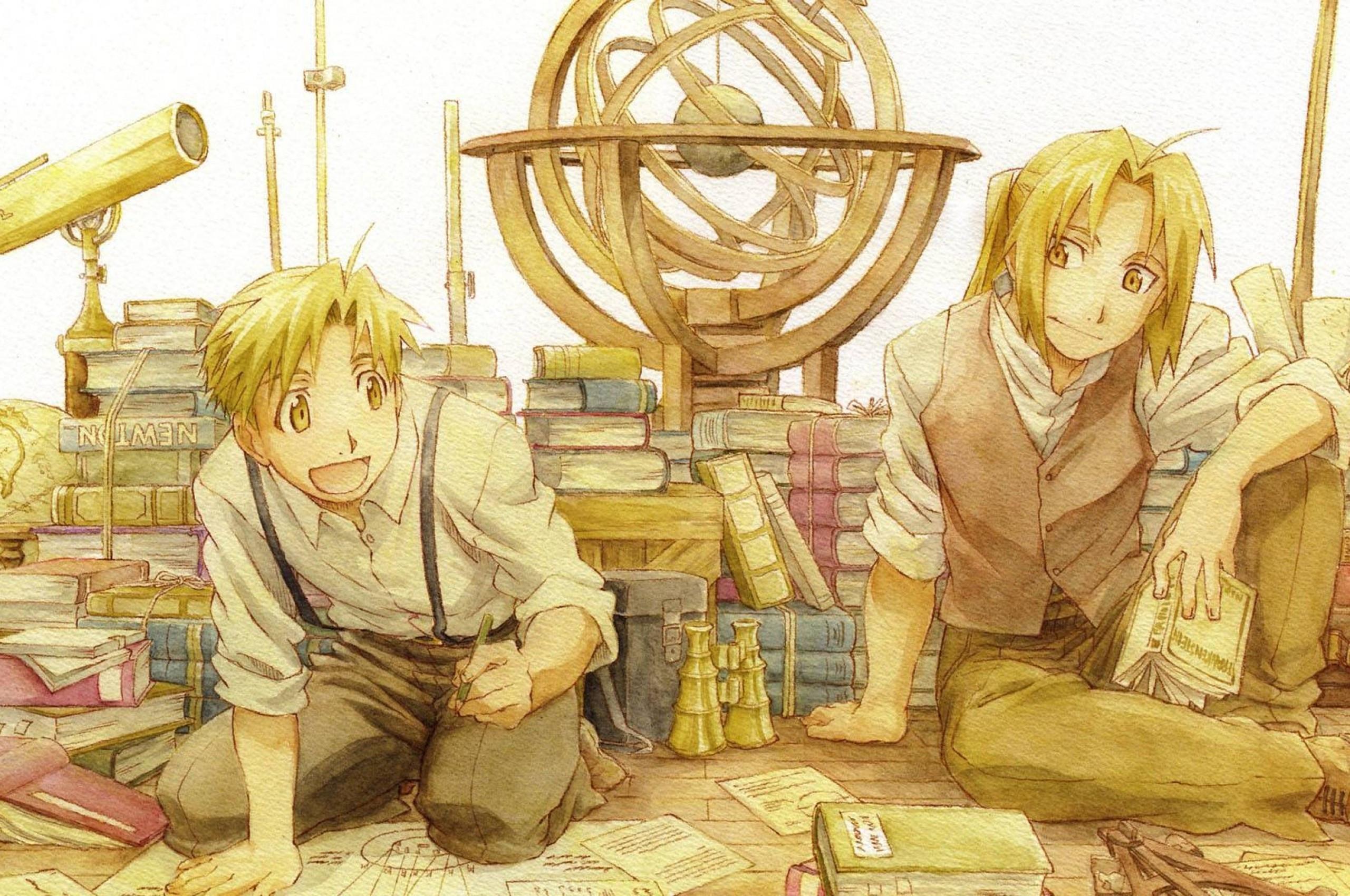 2560x1700 Download 2560x1700 Edward Elric, Alphonse Elric, Fullmetal Alchemist Wallpaper for Chromebook Pixel
