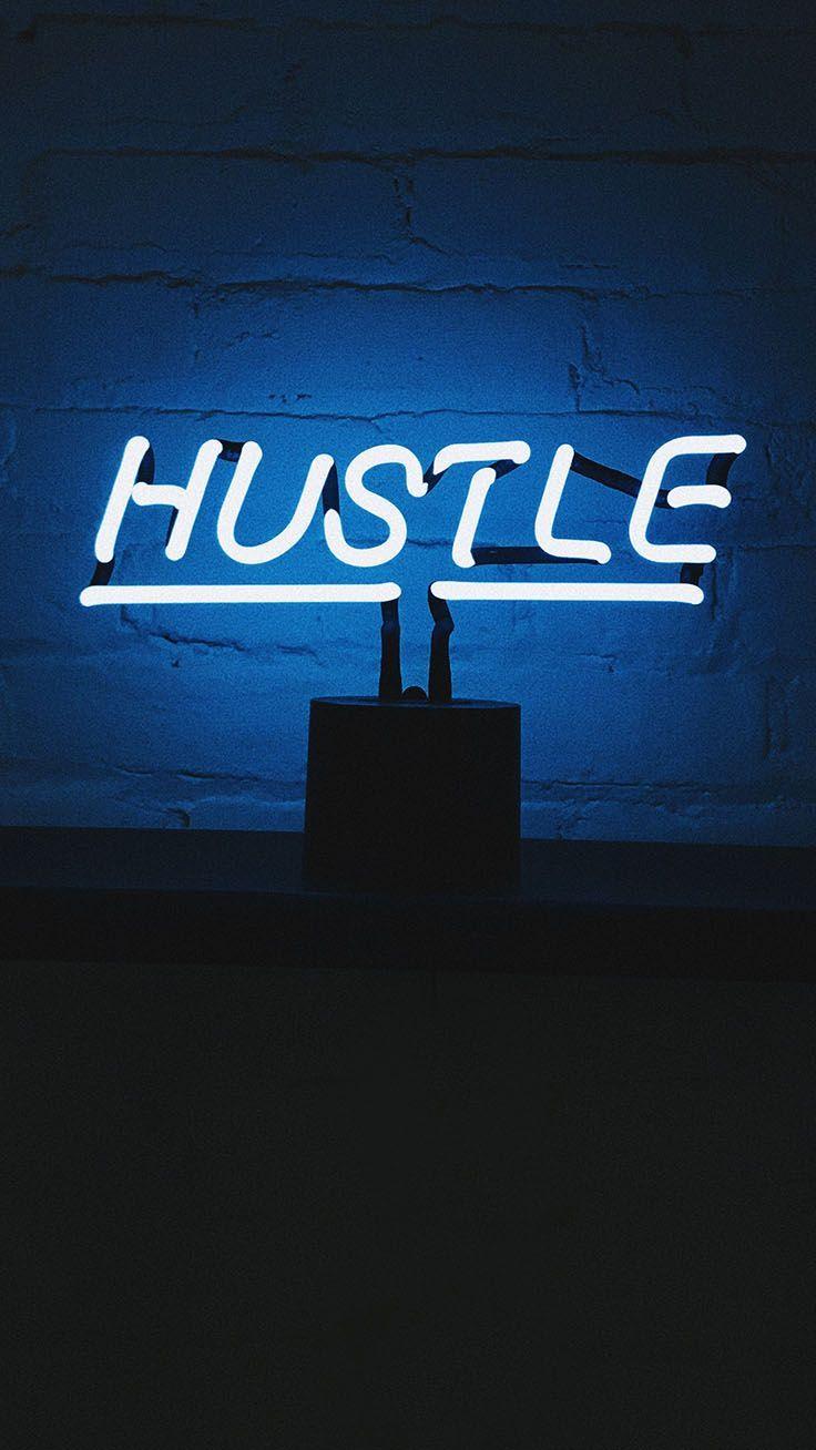 736x1308 Neon Blue Aesthetic Wallpaper