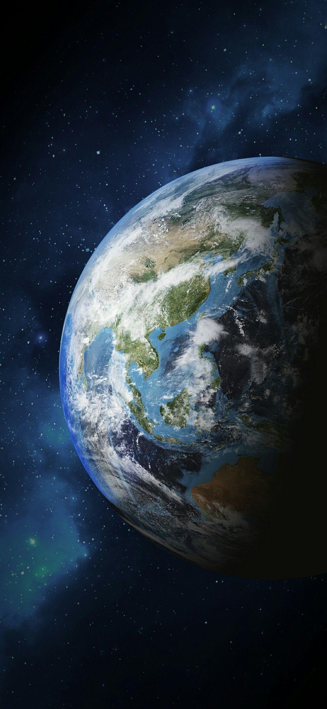 1080x2340 Astronaut Photography Of Earth Wallpaper