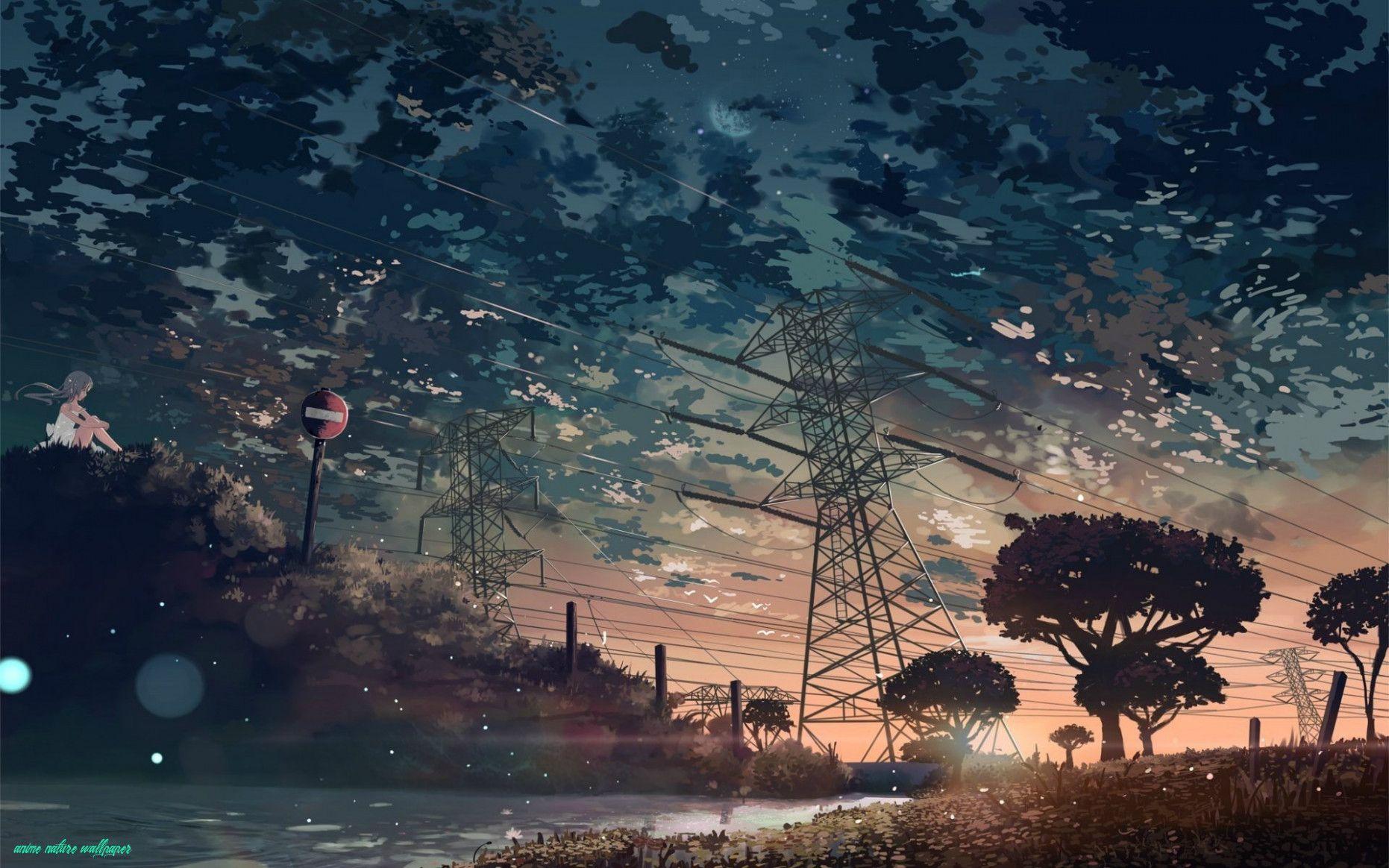 1862x1164 Ten Common Myths About Anime Nature Wallpaper. Anime Nature Wallpaper. 風景の壁紙, アニメの風景, 美的壁紙