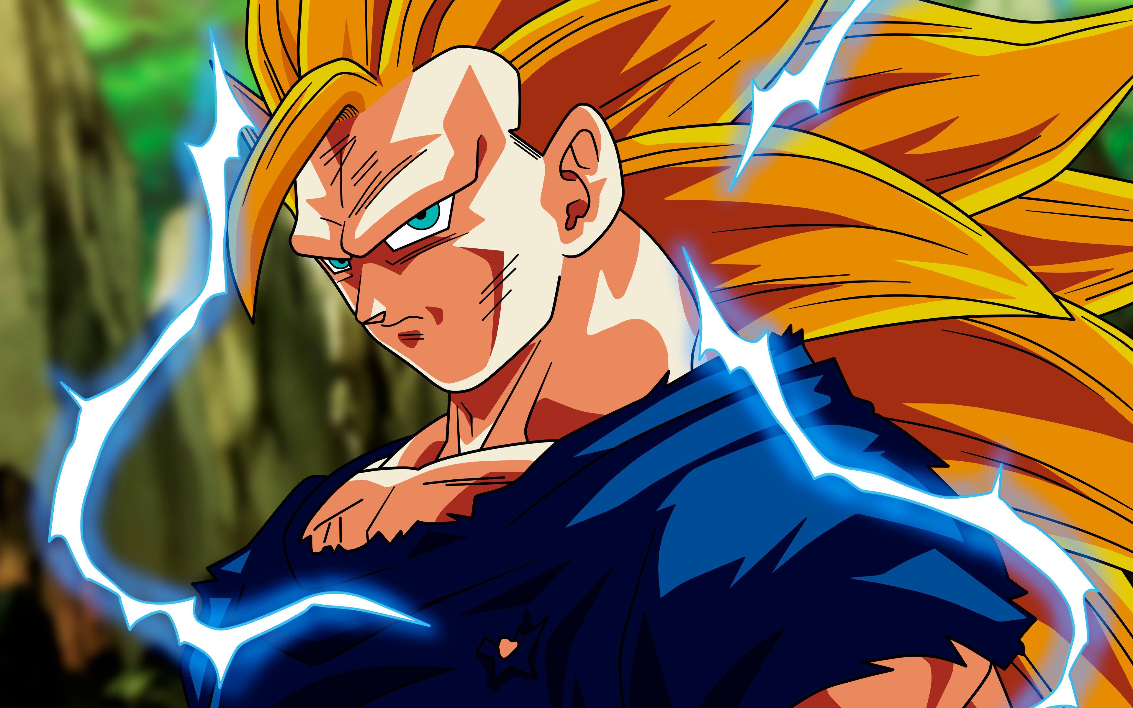 3840x2400 Blue Super Saiyan Goku Wallpaper