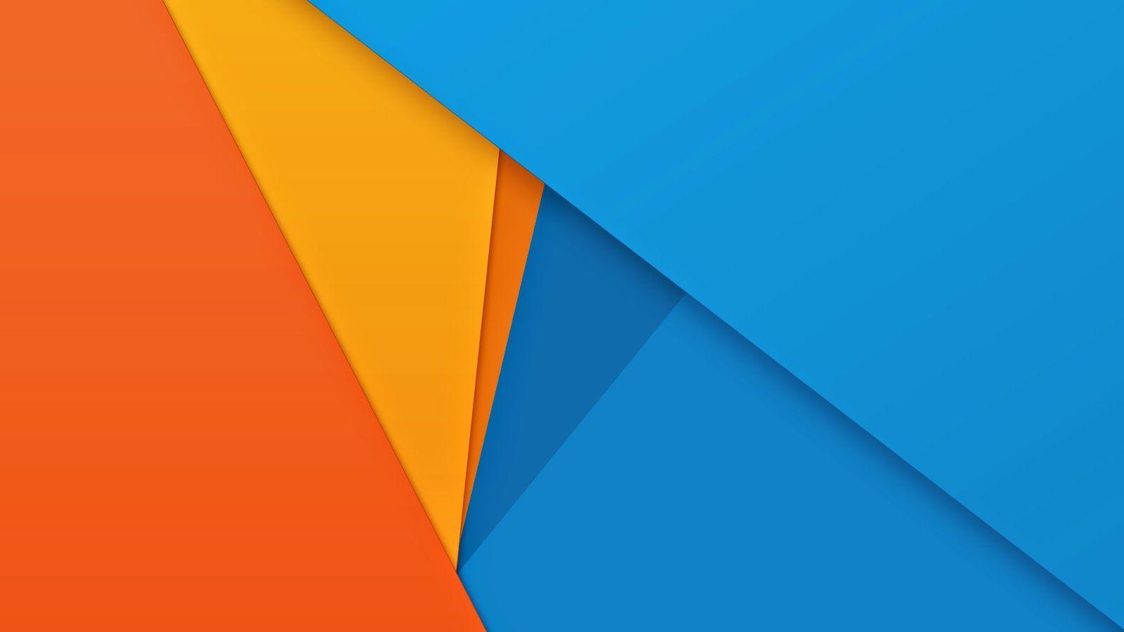 1600x900 Orange And Blue Wallpaper