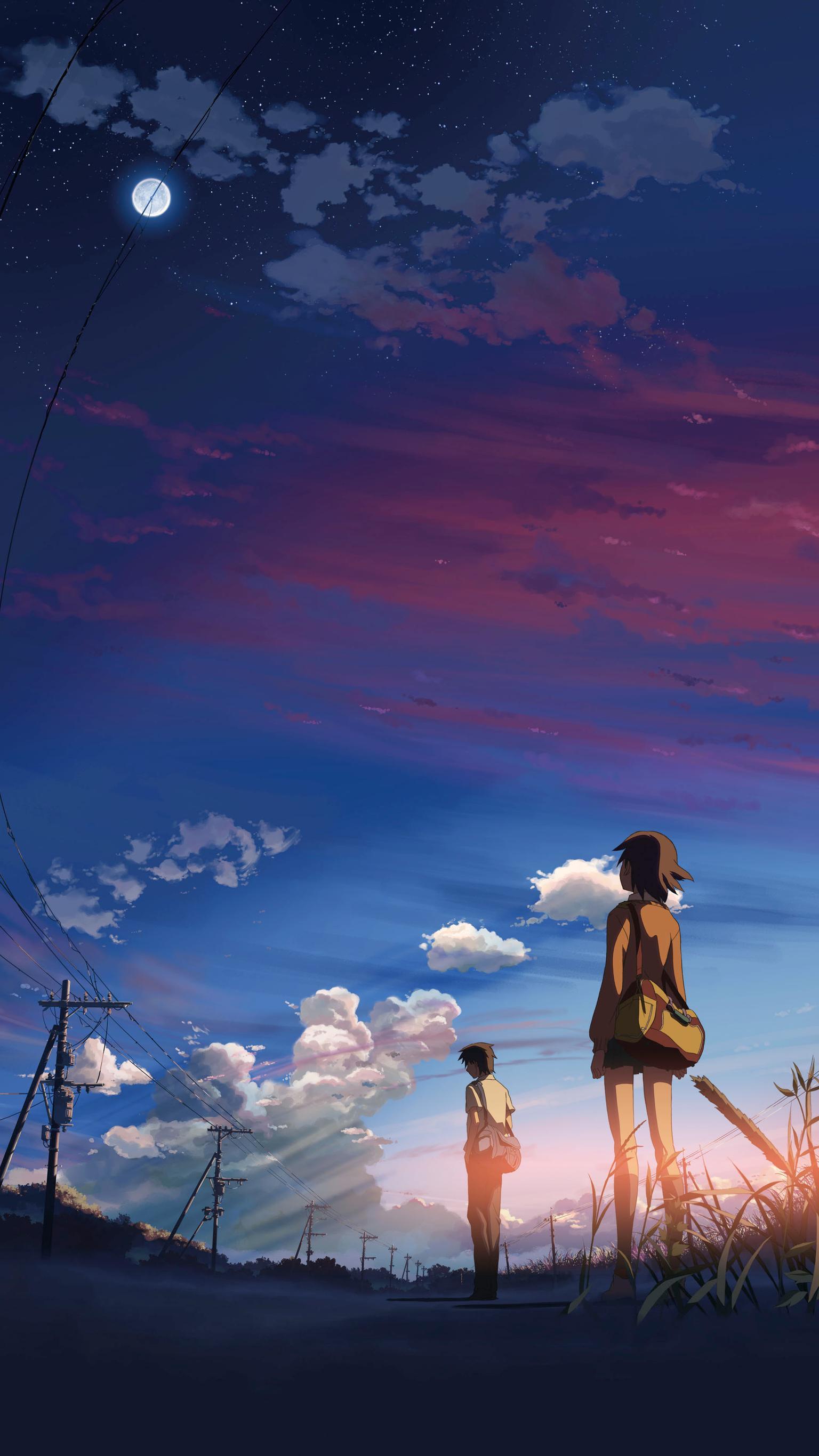 5cm per second wallpaper  Google Search  Anime scenery Sky anime Anime  wallpaper