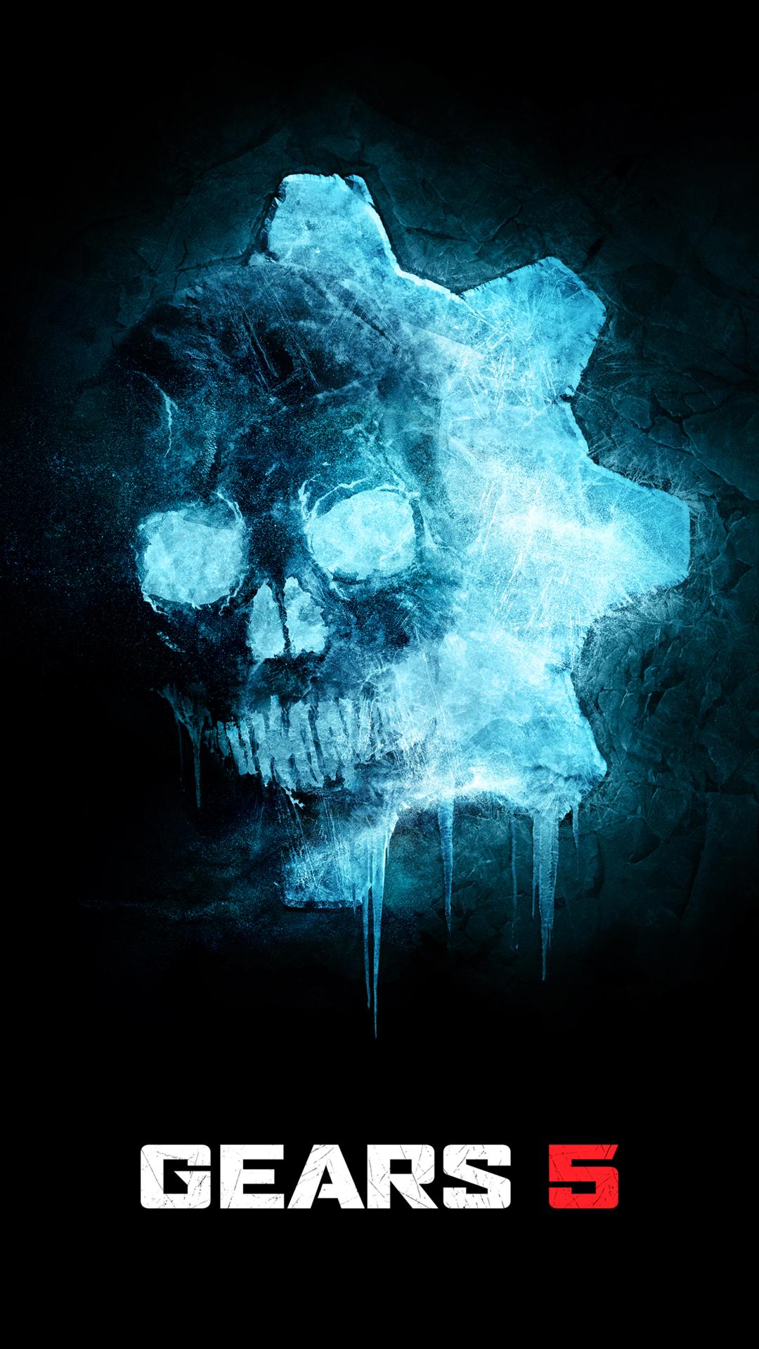 1080x1920 Gears Of War 5 Logo