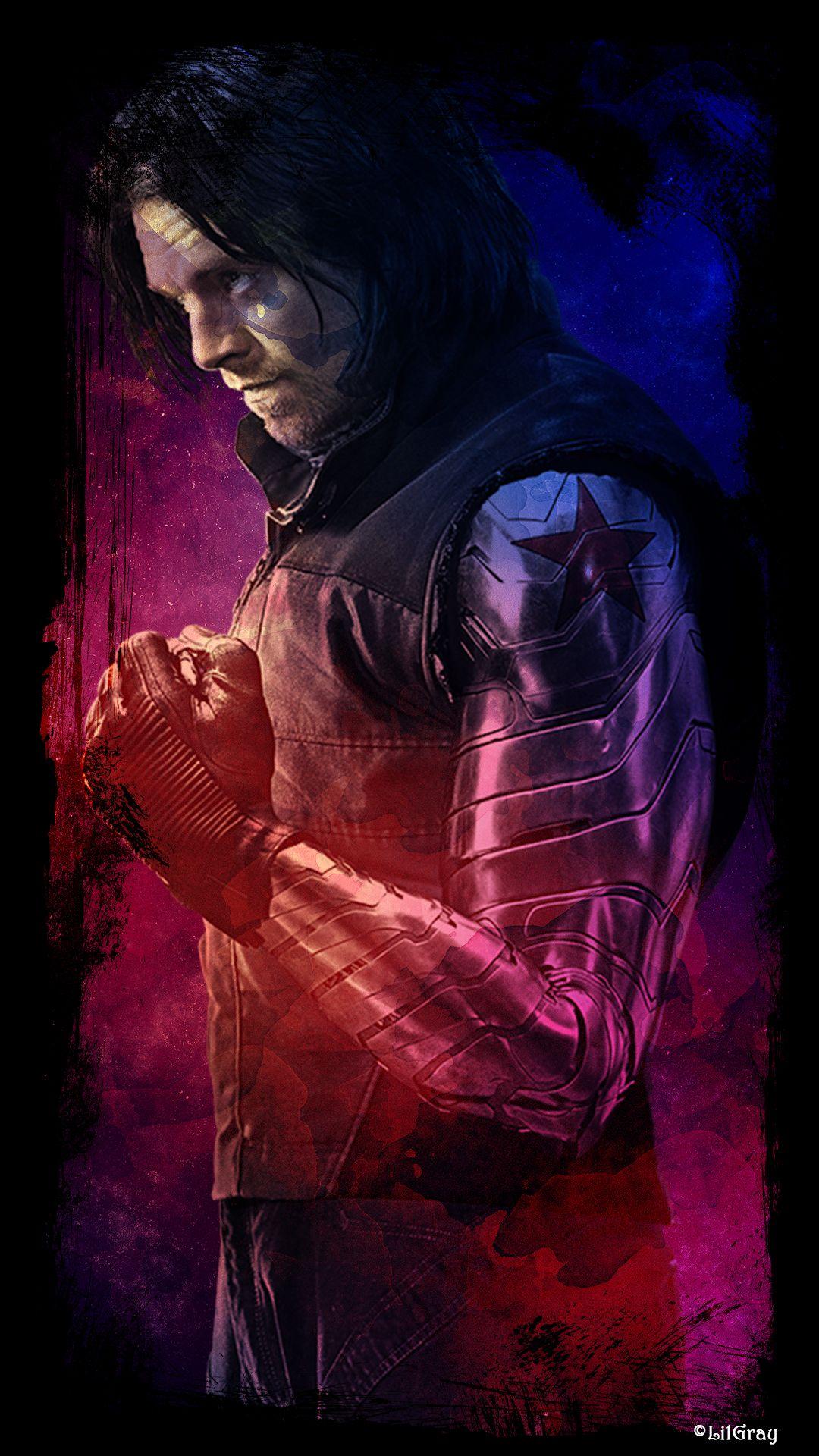 1080x1920 Bucky Barnes Wallpaper Phone