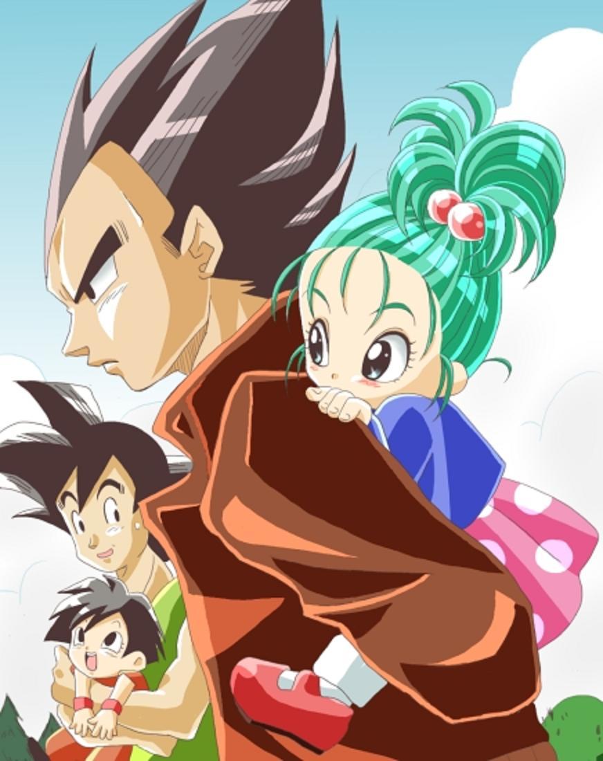 872x1100 Vegeta And Bra Cute HD Wallpaper