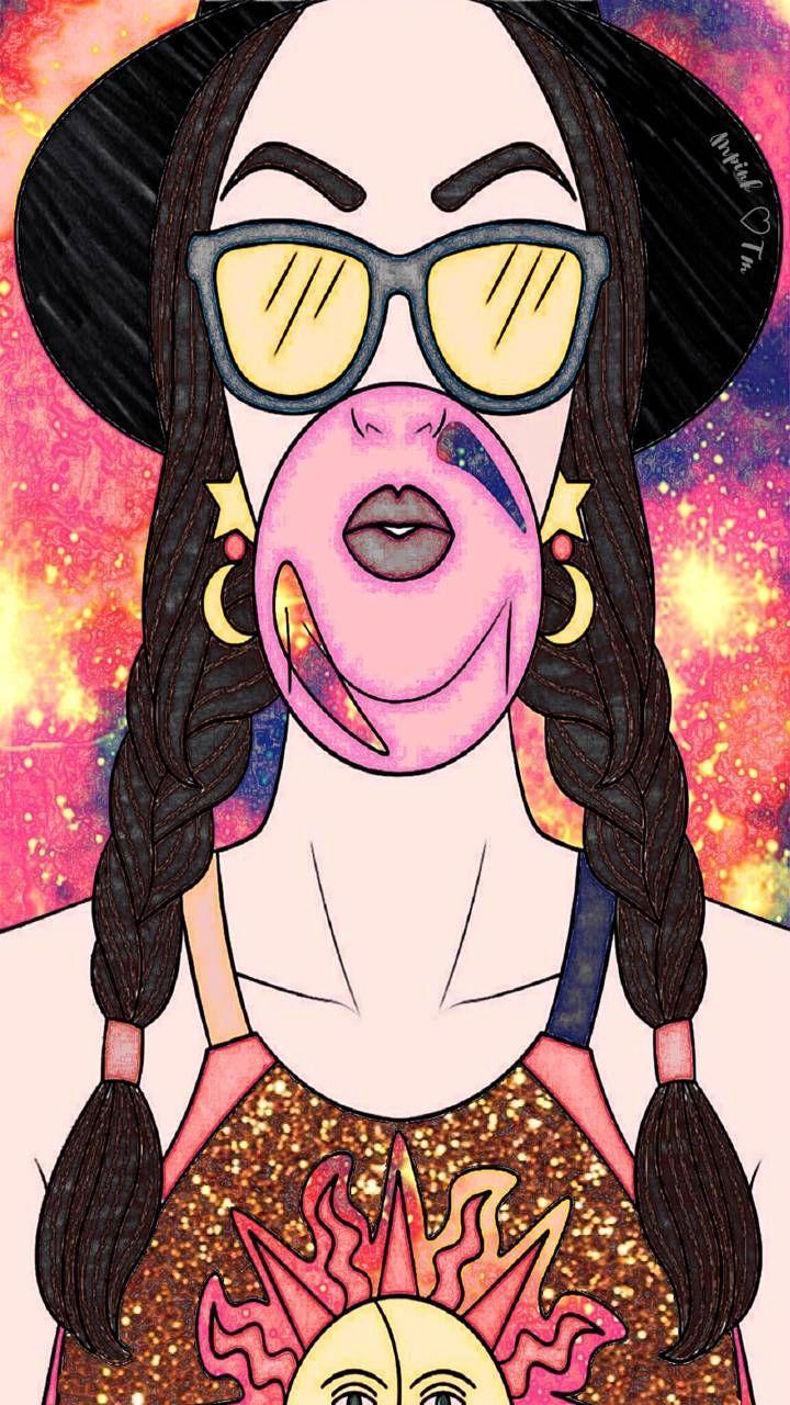 720x1280 Vintage Hipster Girl Galaxy Wallpaper #androidwallpaper #iphonewallpaper # wallpaper #galaxy #sparkle #glitter #. Pretty wallpaper, Hipster girls, Vintage hipster