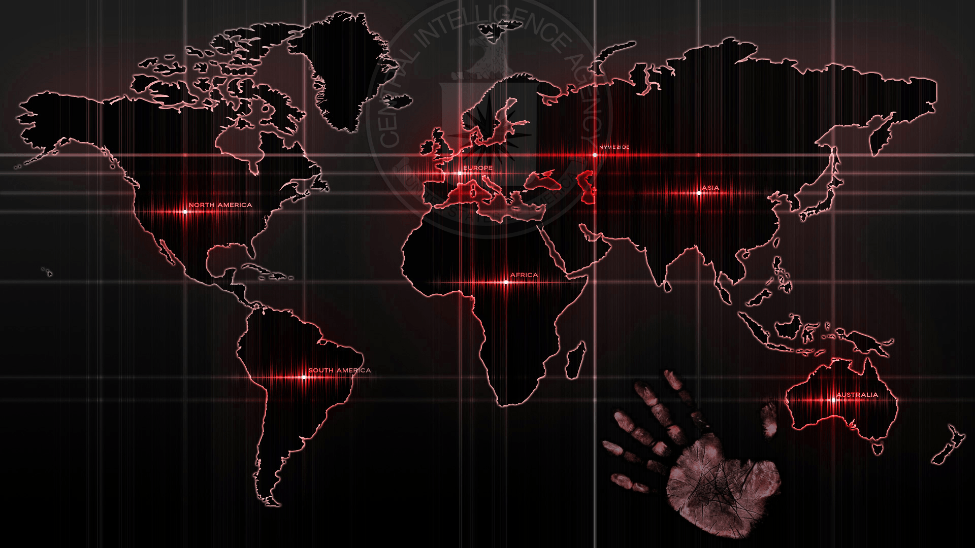 1920x1080 CIA World Map Desktop wallpaper 1920x1080