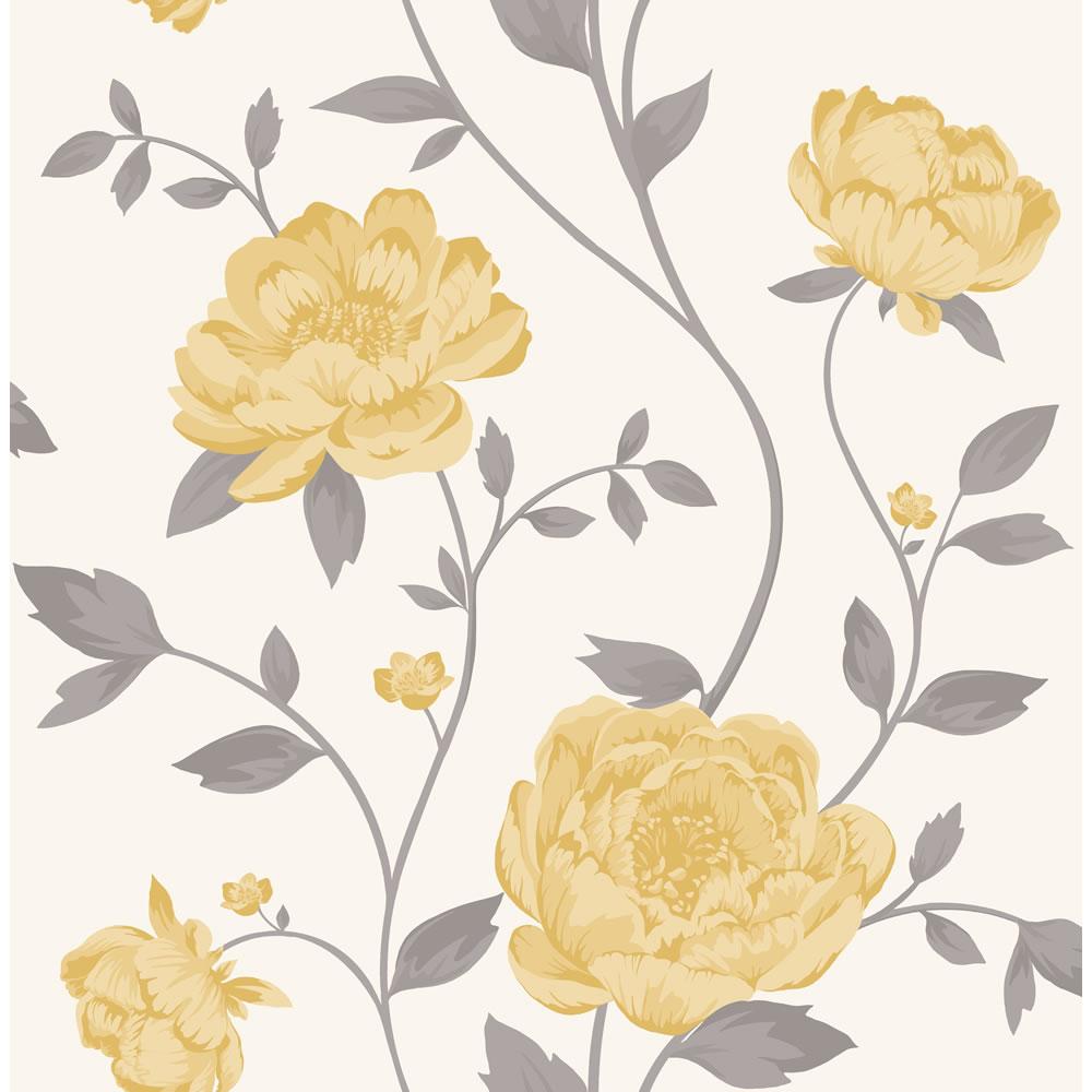 1000x1000 grey and yellow wallpaper, yellow, flower, wallpaper, pattern, botany