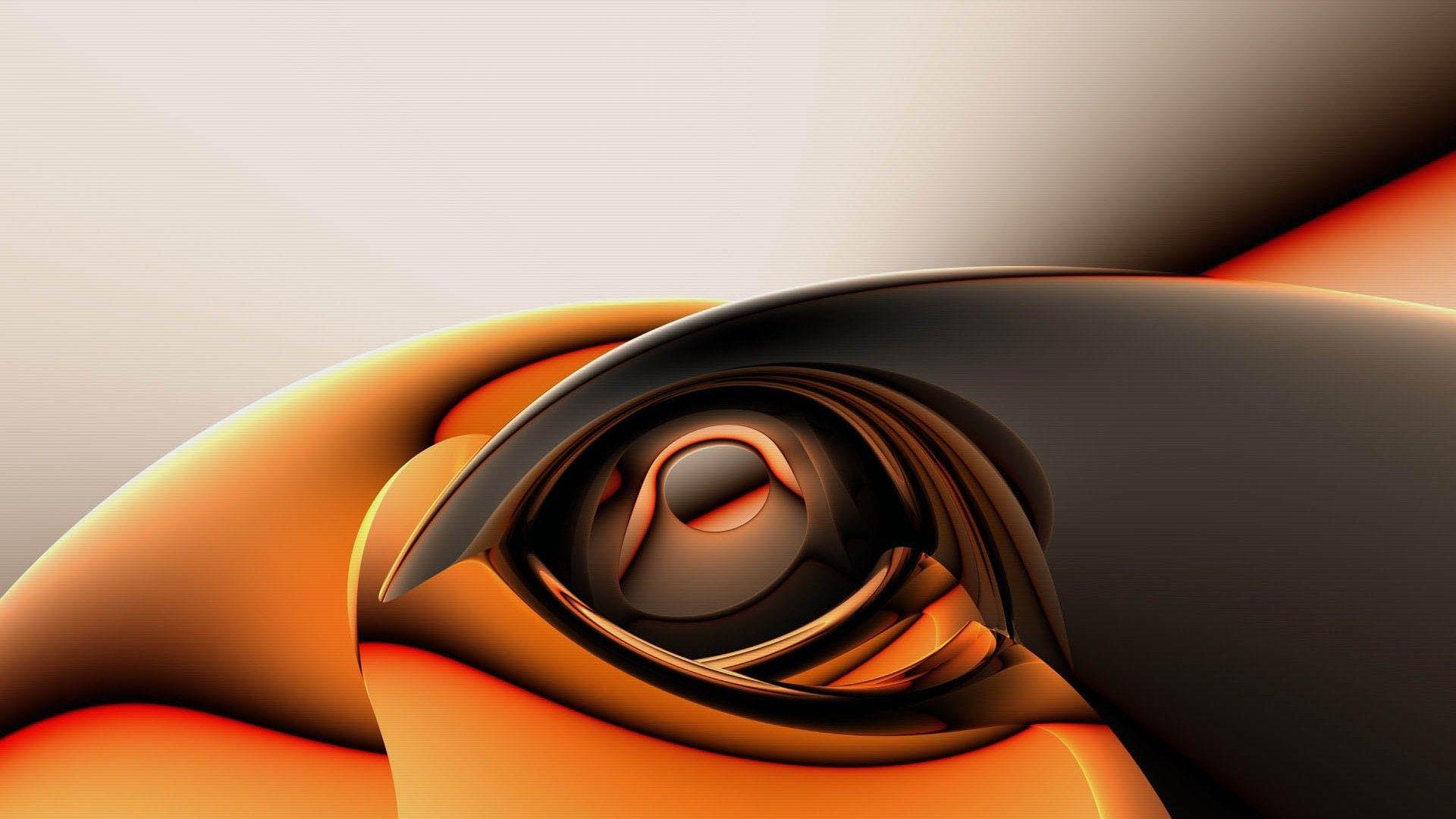 1920x1080 Orange and White Wallpaper