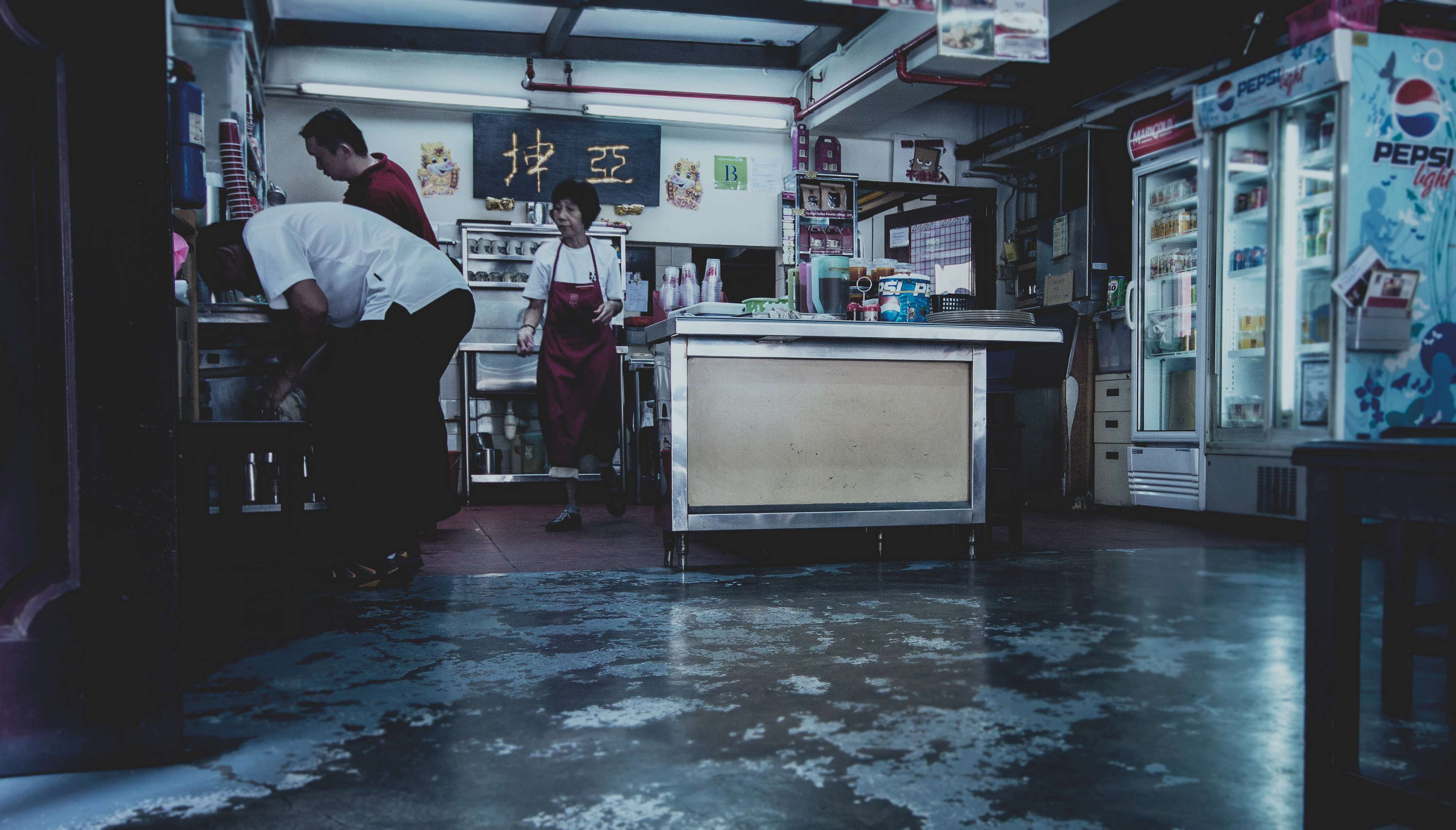 3840x2190 asia, blue, caf, cold, dirty, old lady, restaurant, singapore, team 4k wallpaper