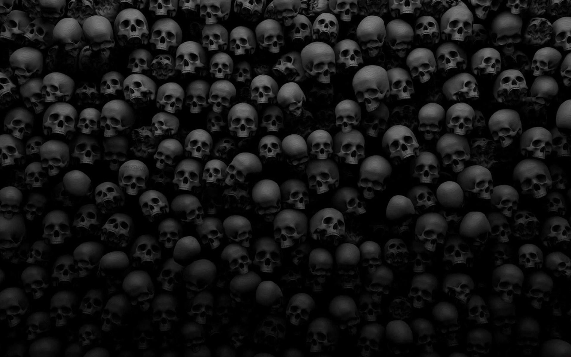 1920x1200 Wallpaper skull, monochrome, dark, darkness, skull art, black and white • Wallpaper For You HD Wallpaper For Desktop & Mobile