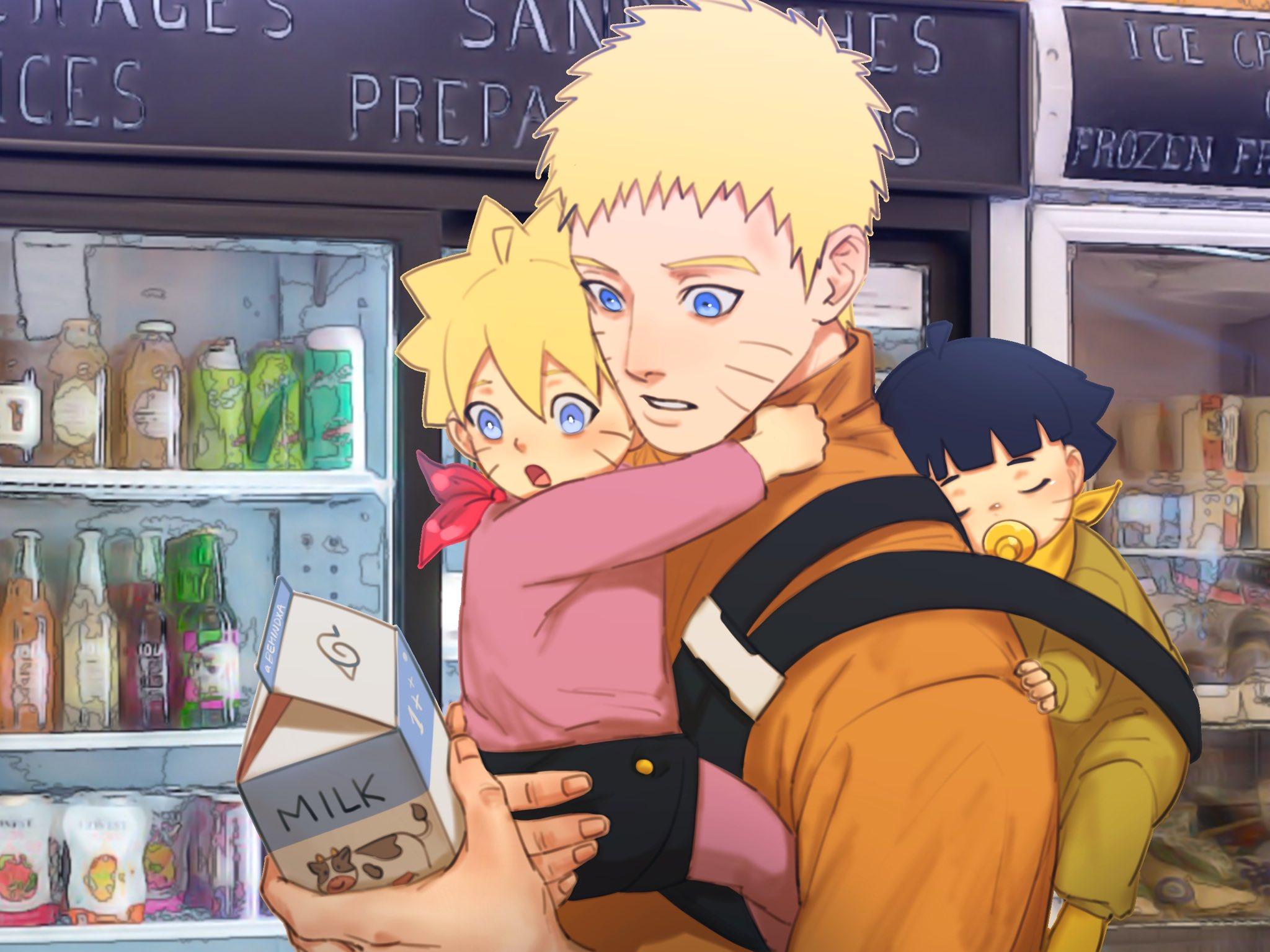2048x1535 naruto and boruto and himawari Uzumaki Wallpaper