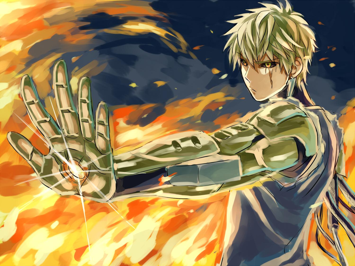 1500x1125 Genos (One Punch Man) Anime Image Board