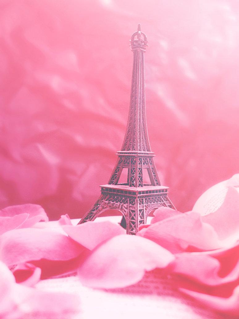 774x1032 Pink Paris Wallpaper