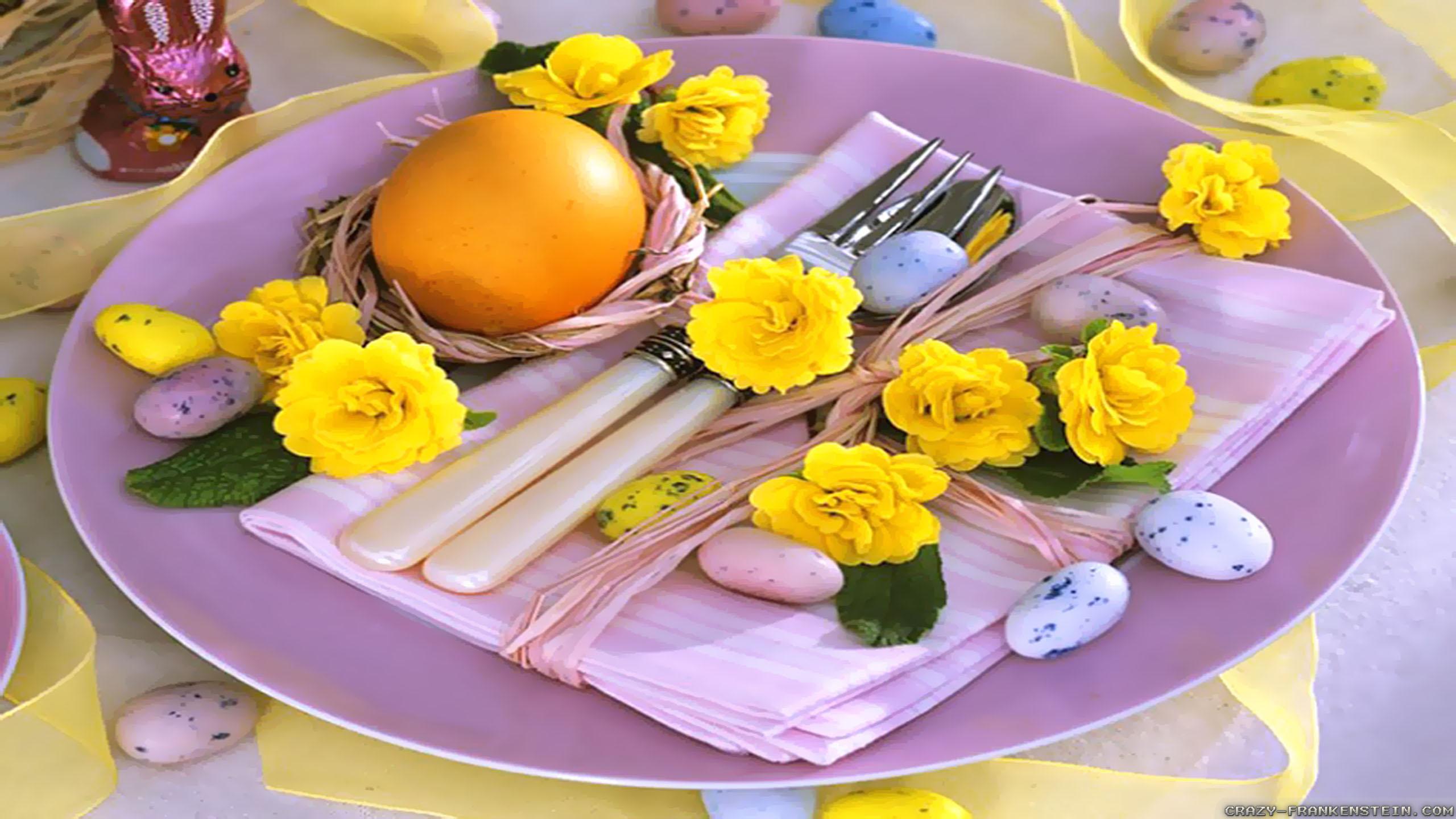 2560x1440 Easter Dinner wallpaper